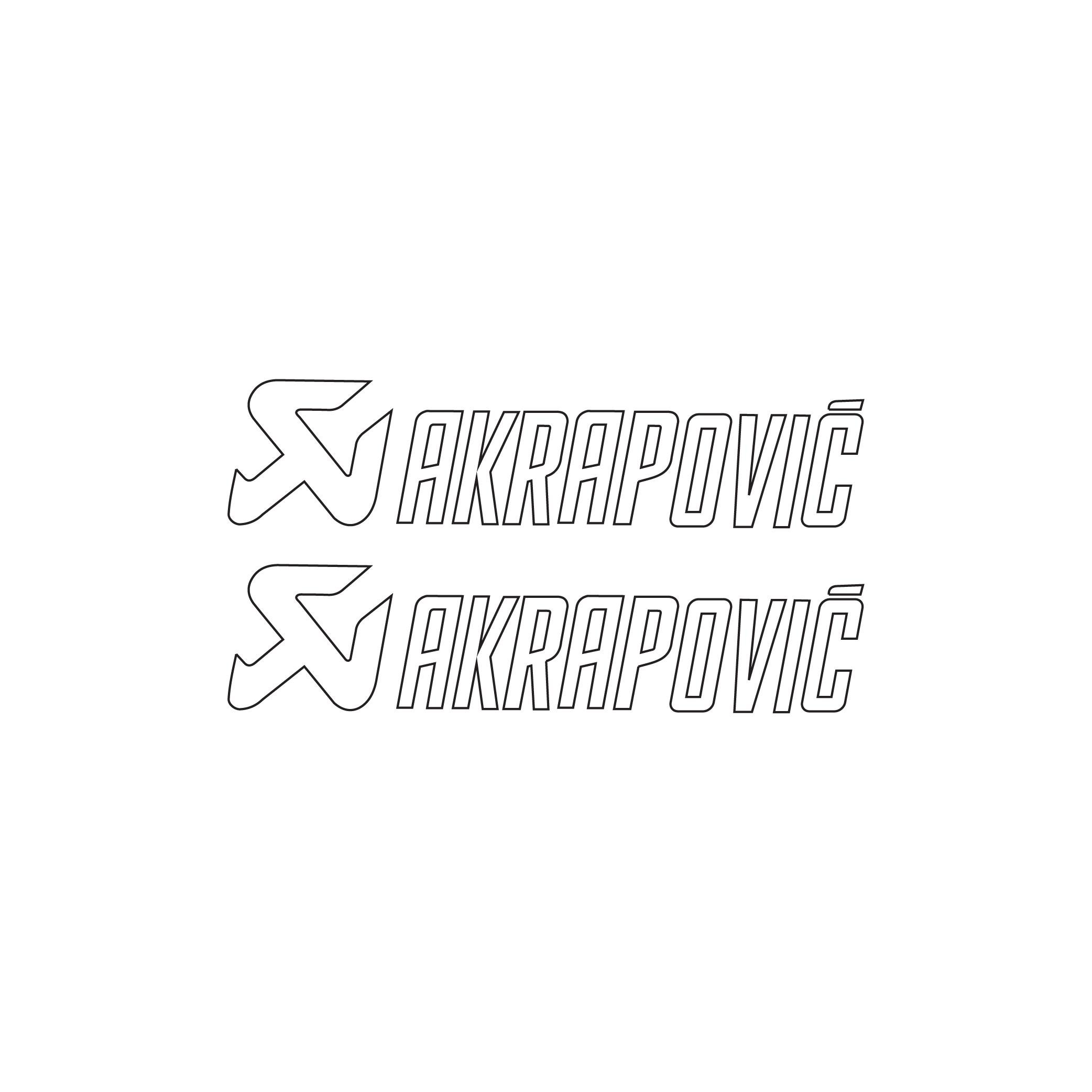 250 NKCFMOTO 250 NK Akrapovic Orta Şase Tasarım Motosiklet Sticker Etiket Modeli Beyaz