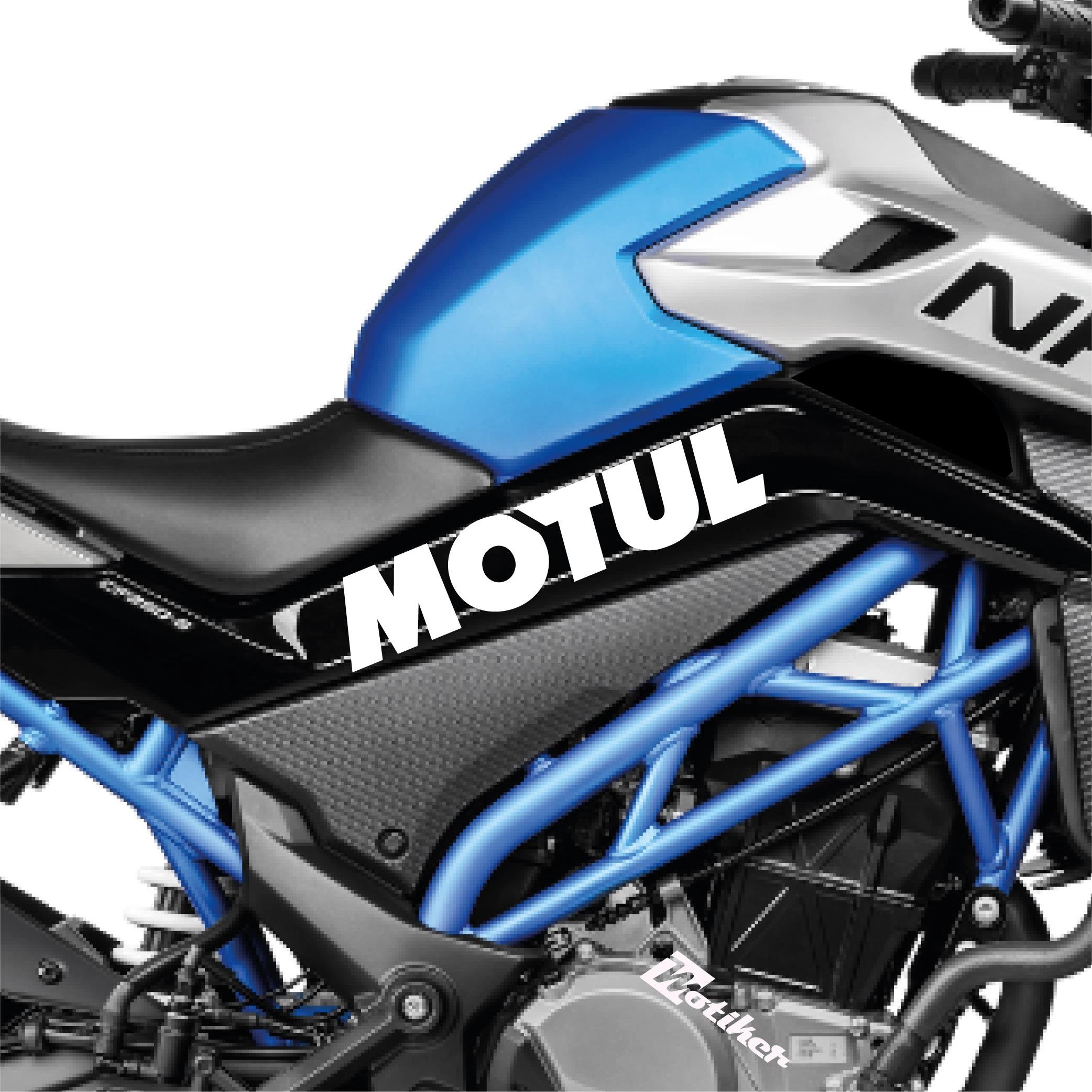 250 NKCFMOTO 250 NK Motul Orta Şase Tasarım Motosiklet Sticker Etiket Modeli Beyaz