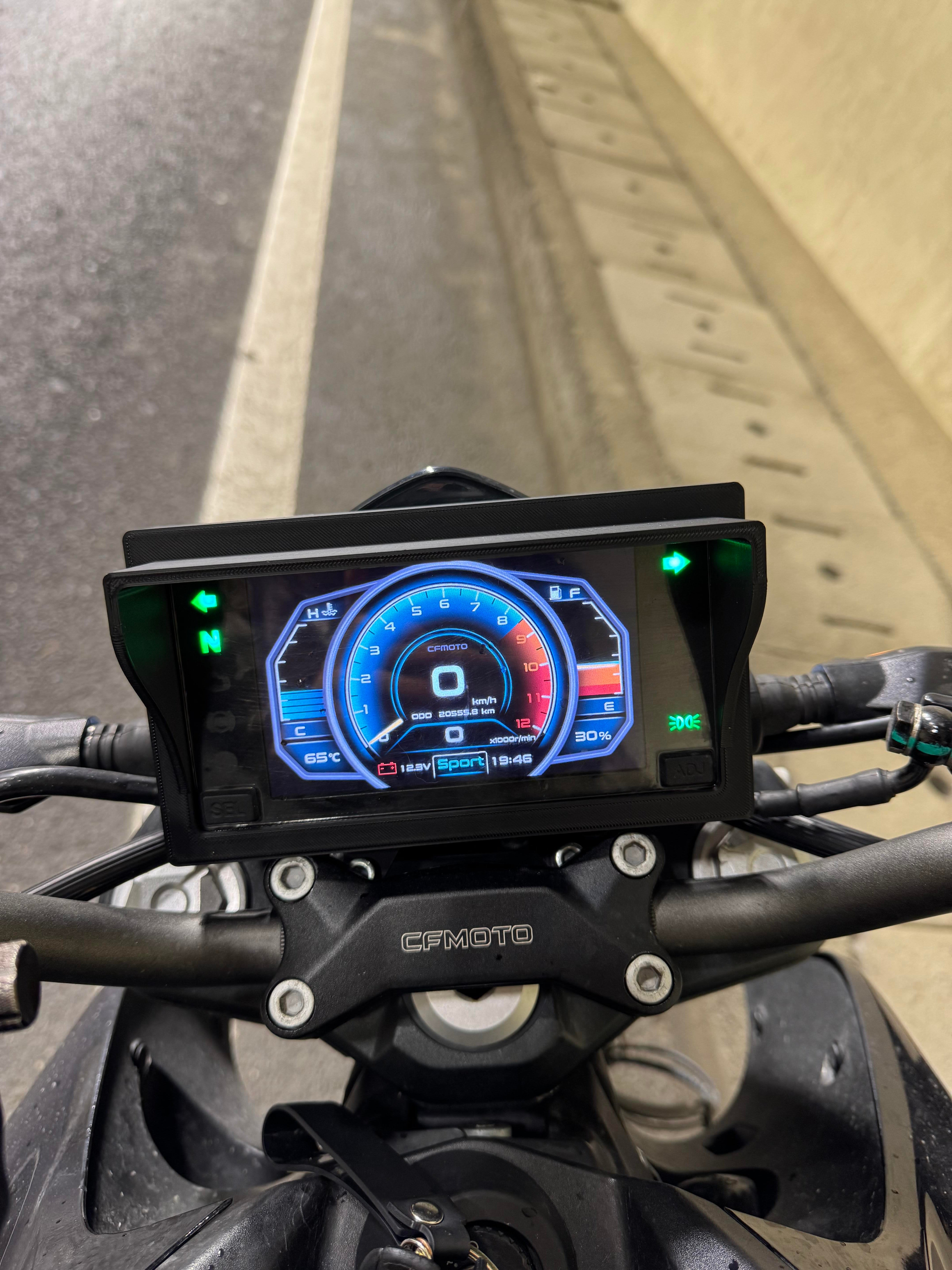 250 NKCFMOTO 250NK 2017-2022 Model Uyumlu 3D Ekran Koruma Kılıfı Model 2