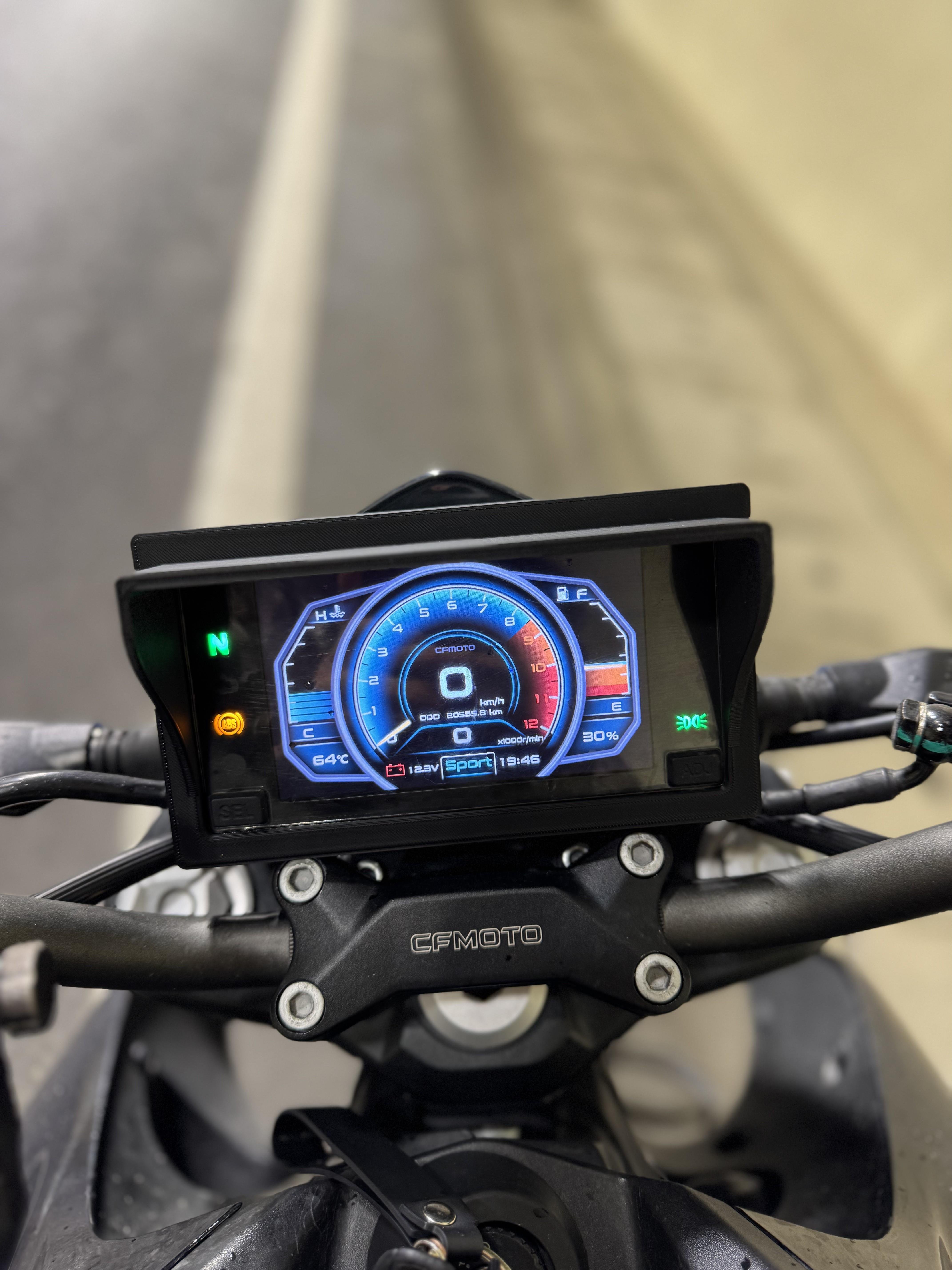 250 NKCFMOTO 250NK 2017-2022 Model Uyumlu 3D Ekran Koruma Kılıfı Model 2