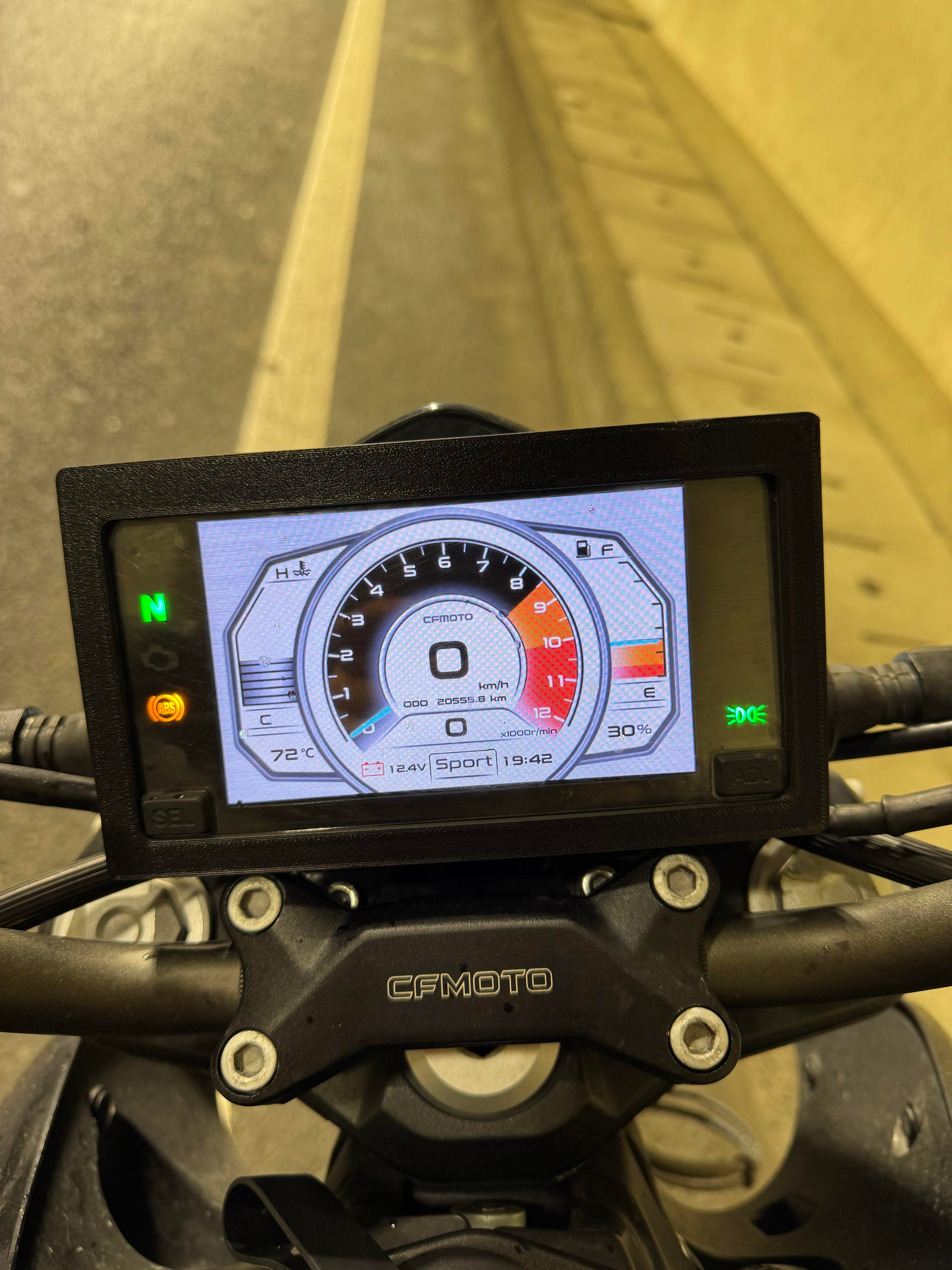 250 NKCFMOTO 250NK 2017-2022 Model Uyumlu 3D Ekran Koruma Kılıfı Model 1