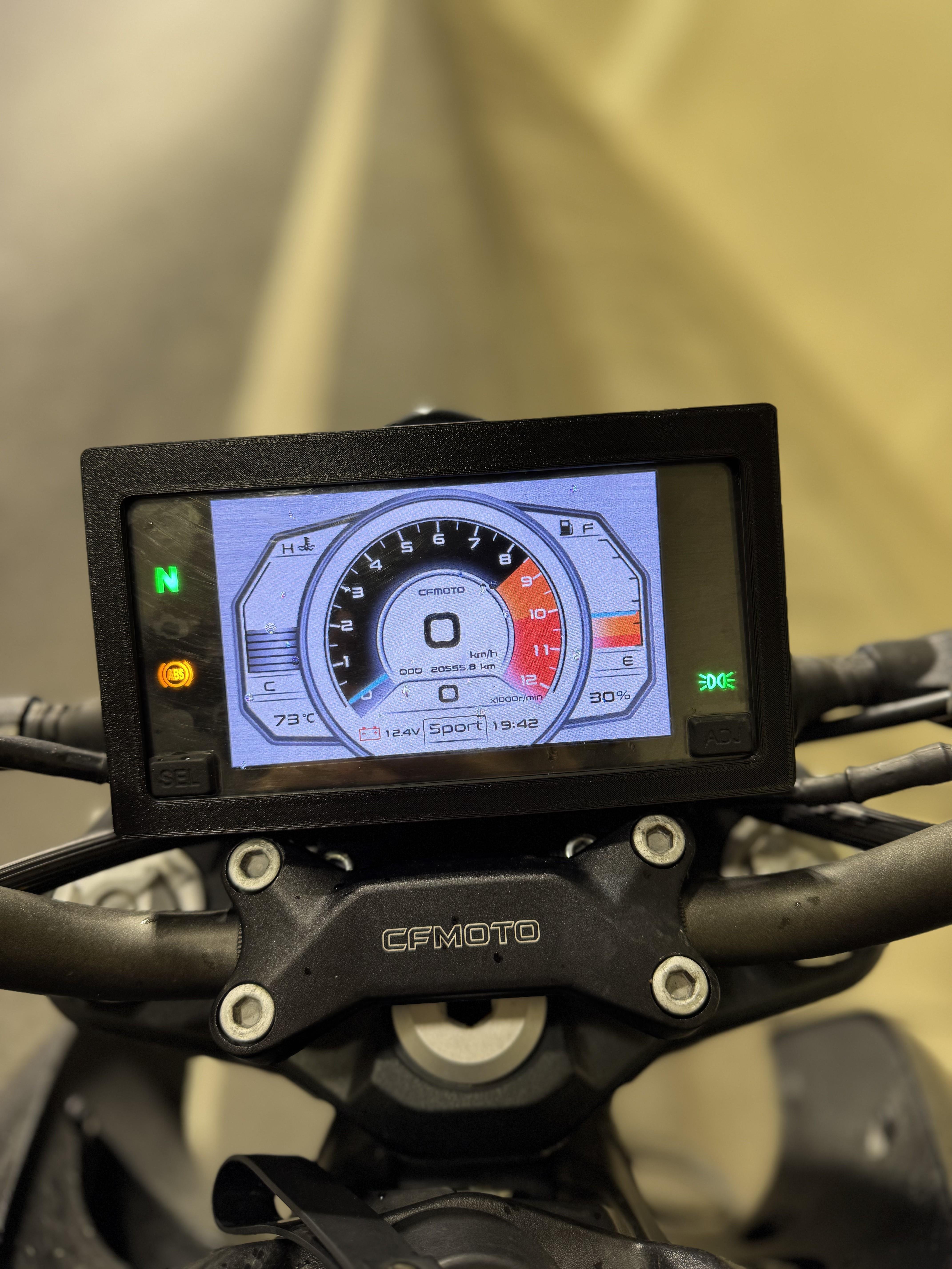 250 NKCFMOTO 250NK 2017-2022 Model Uyumlu 3D Ekran Koruma Kılıfı Model 1