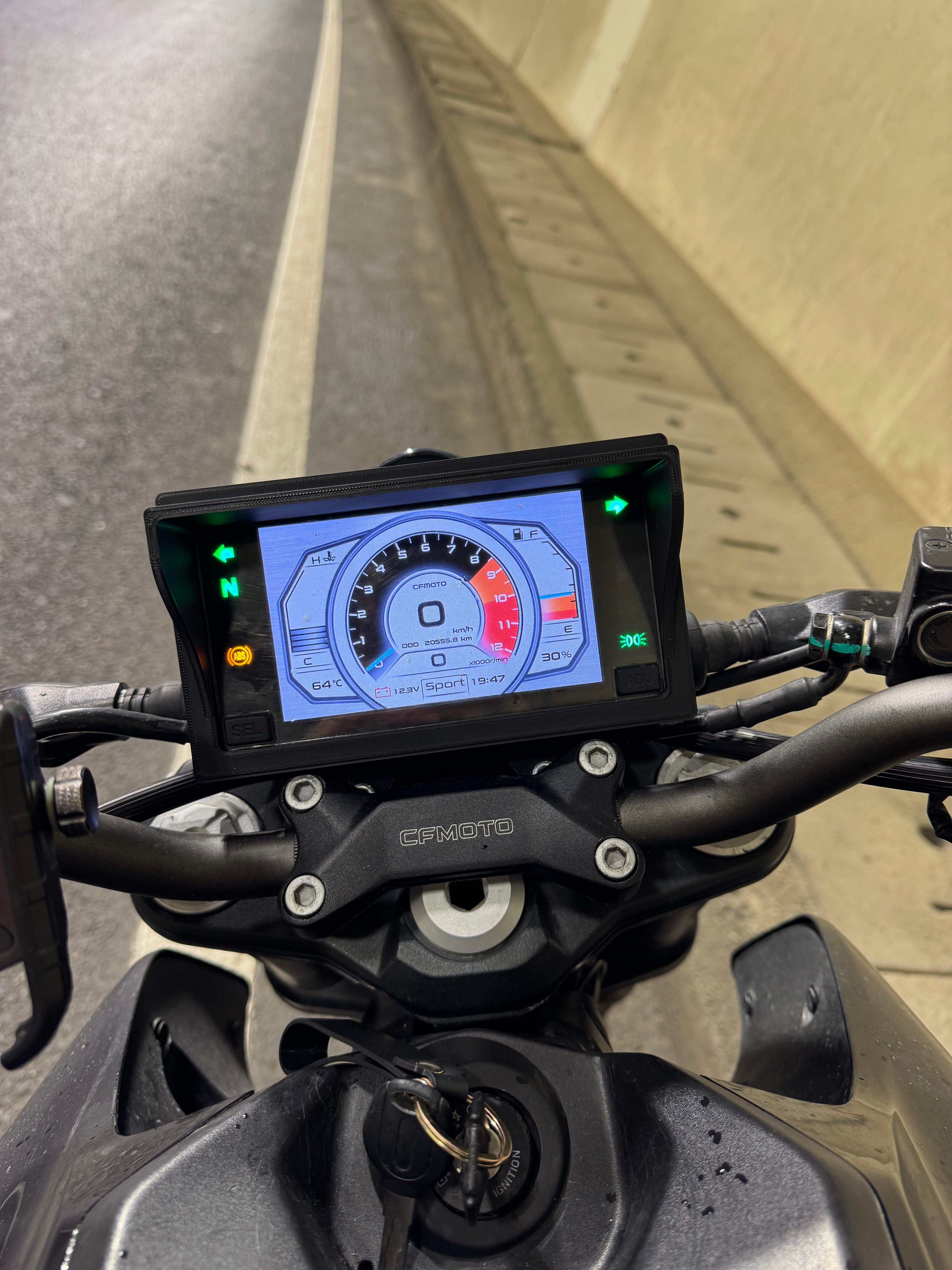 250 NKCFMOTO 250NK 2017-2022 Model Uyumlu 3D Ekran Koruma Kılıfı Model 2