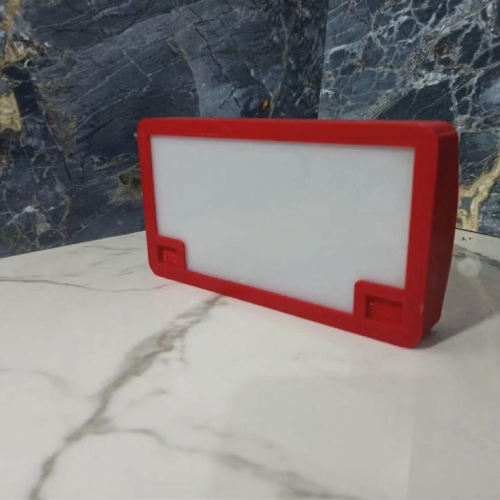 CFMOTO 250NK 3D Baskılı Şeffaf Camlı Ekran Koruma Kılıfı 2017 - 2022 Uyumlu Kırmızı