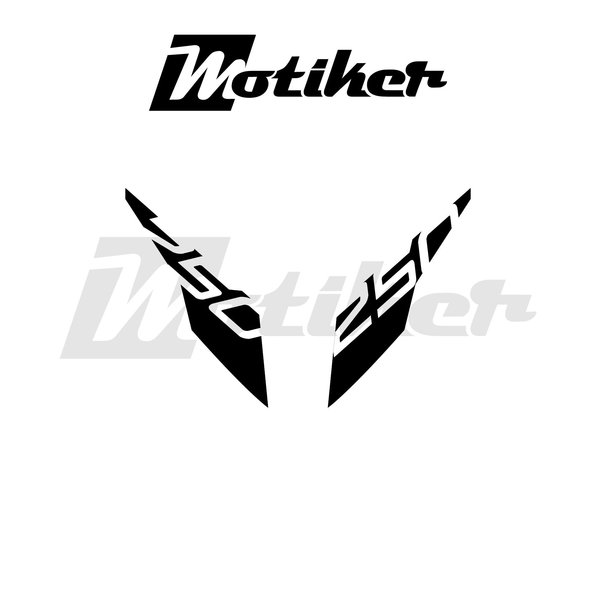 250 NKCFMOTO 250NK ARKA KUYRUK STICKER MODEL 1 SİYAH  RENK