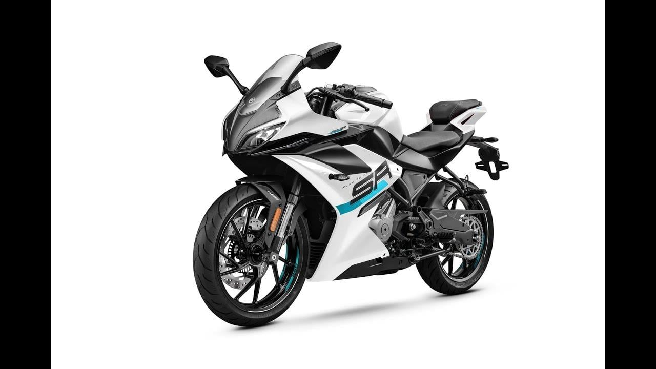 CFMOTO 250SR 2024 Orijinal Tasarım Motosiklet Sticker Etiket Modeli Turkuaz - Siyah