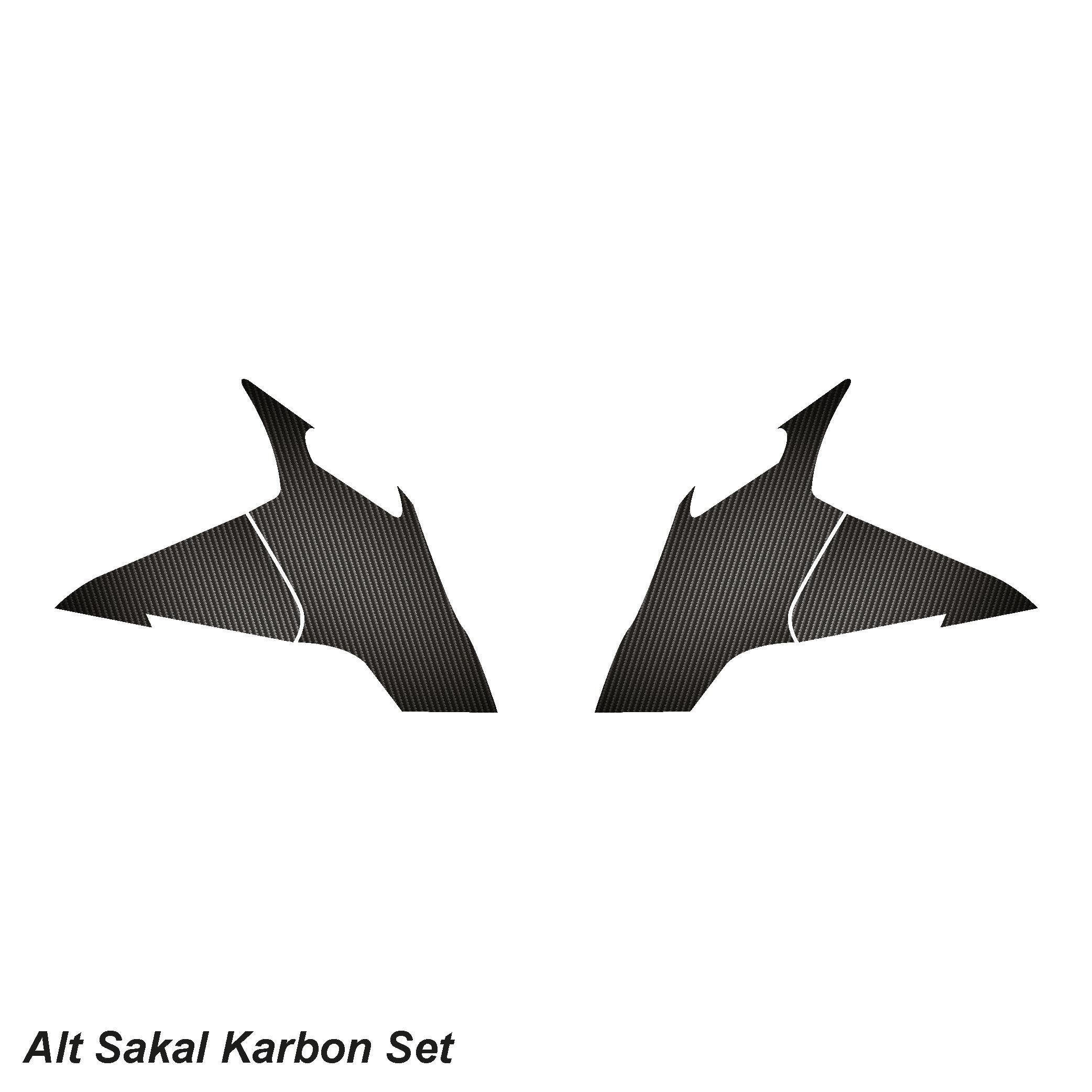 250SRCFMOTO 250SR ALT SAKAL KARBON STICKER SET 