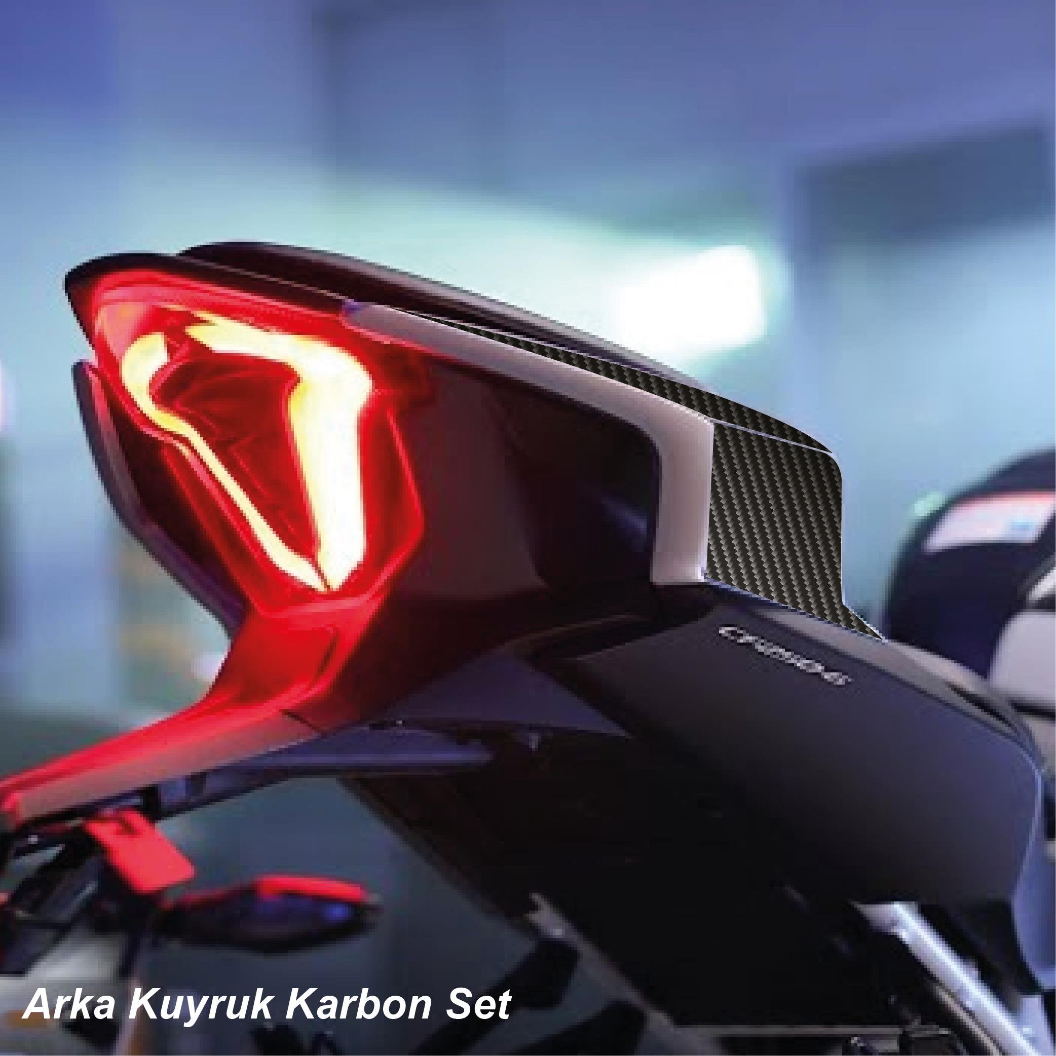 250SRCFMOTO 250SR ARKA KUYRUK KARBON STICKER SET 