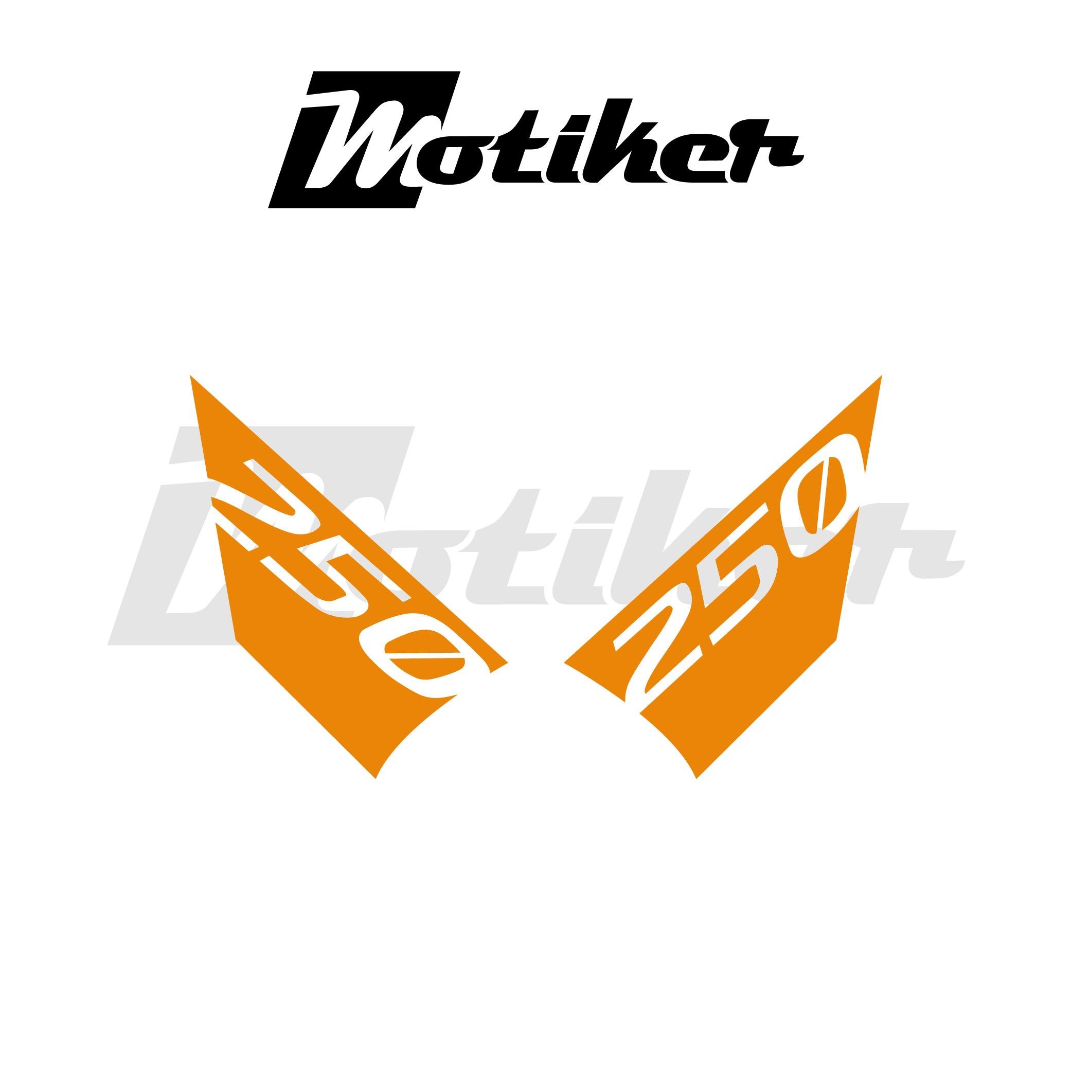 250SRCFMOTO 250SR ARKA KUYRUK STICKER MODEL 1 TURUNCU RENK