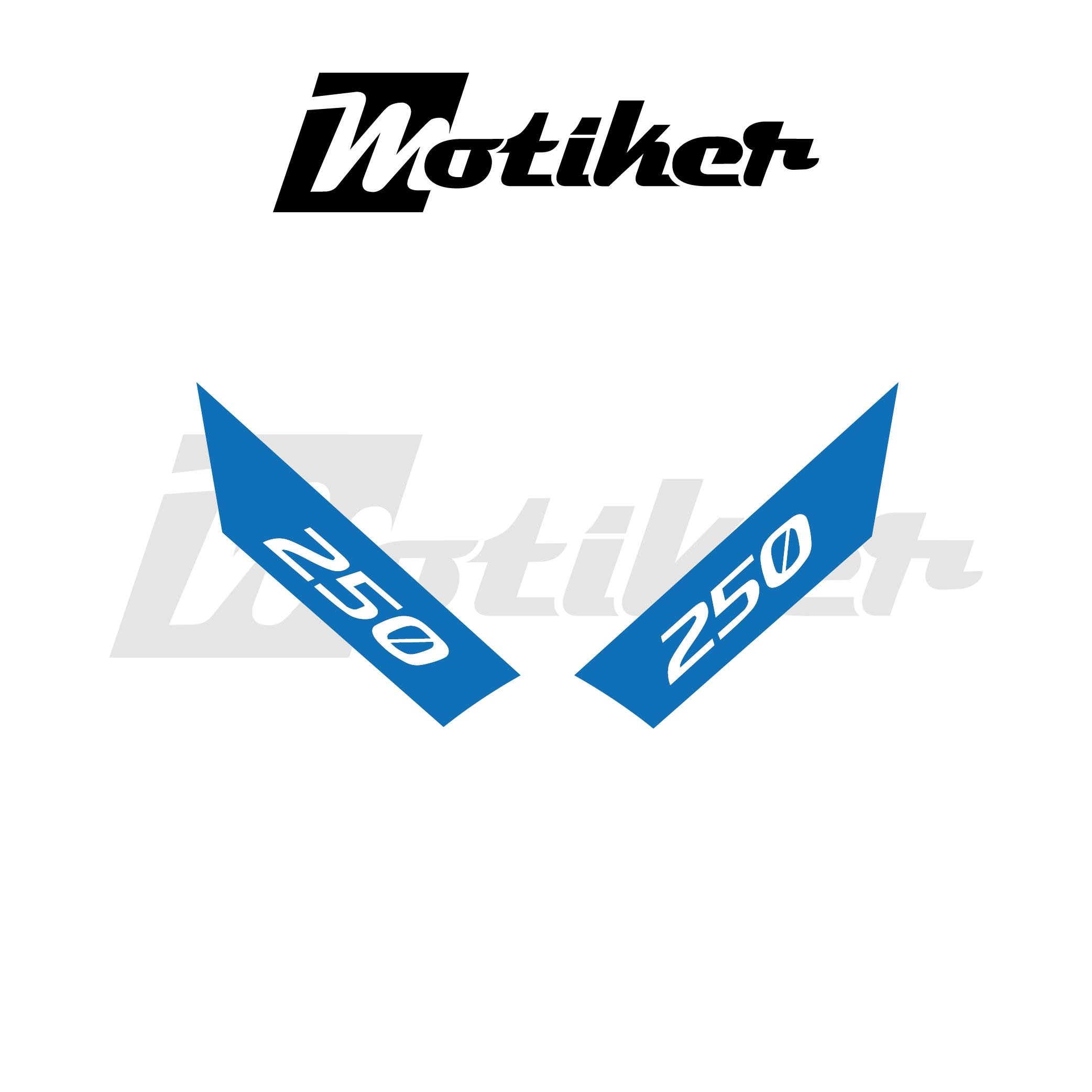 250SRCFMOTO 250SR ARKA KUYRUK STICKER MODEL 3 MAVİ RENK