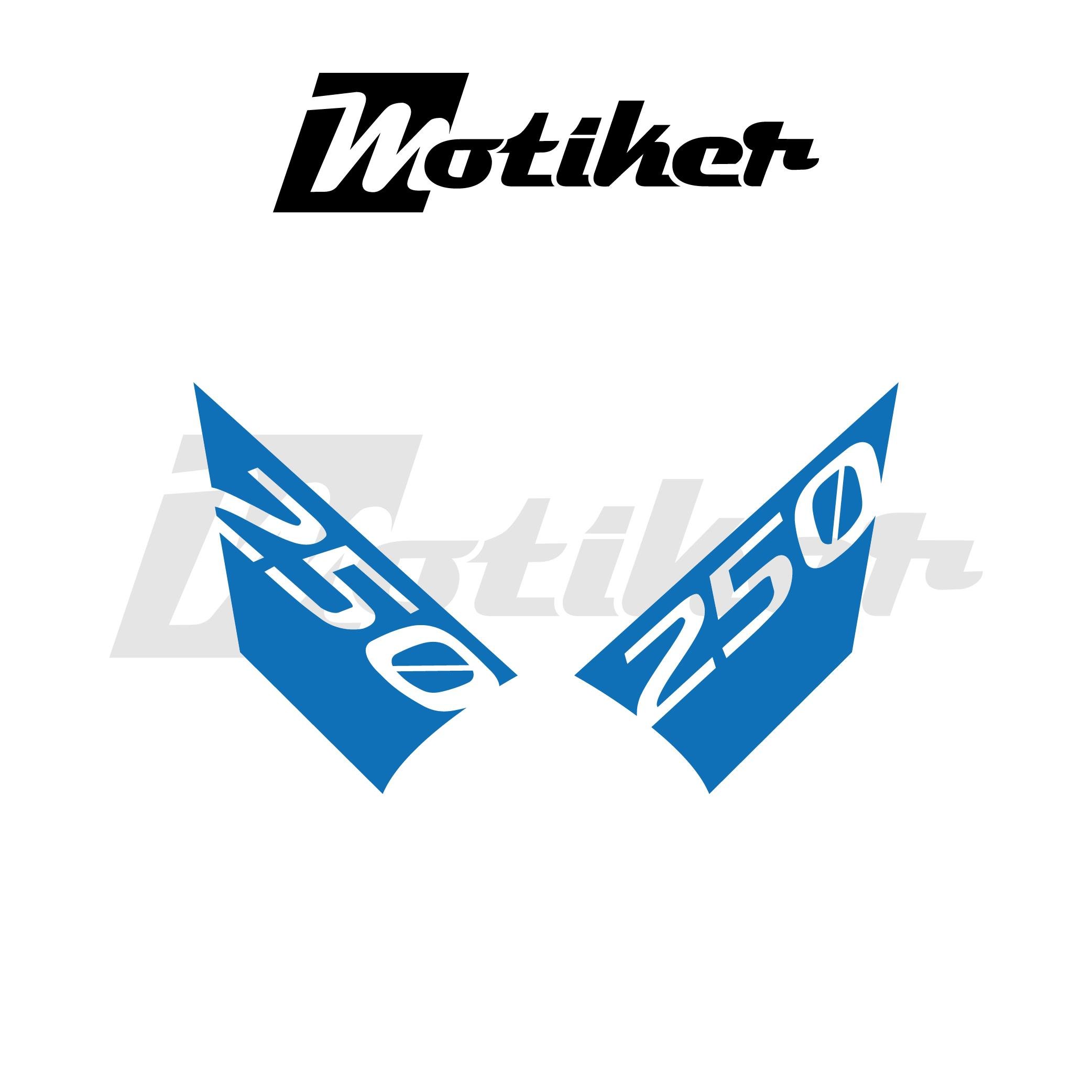 250SRCFMOTO 250SR ARKA KUYRUK STICKER MODEL 1 MAVİ RENK