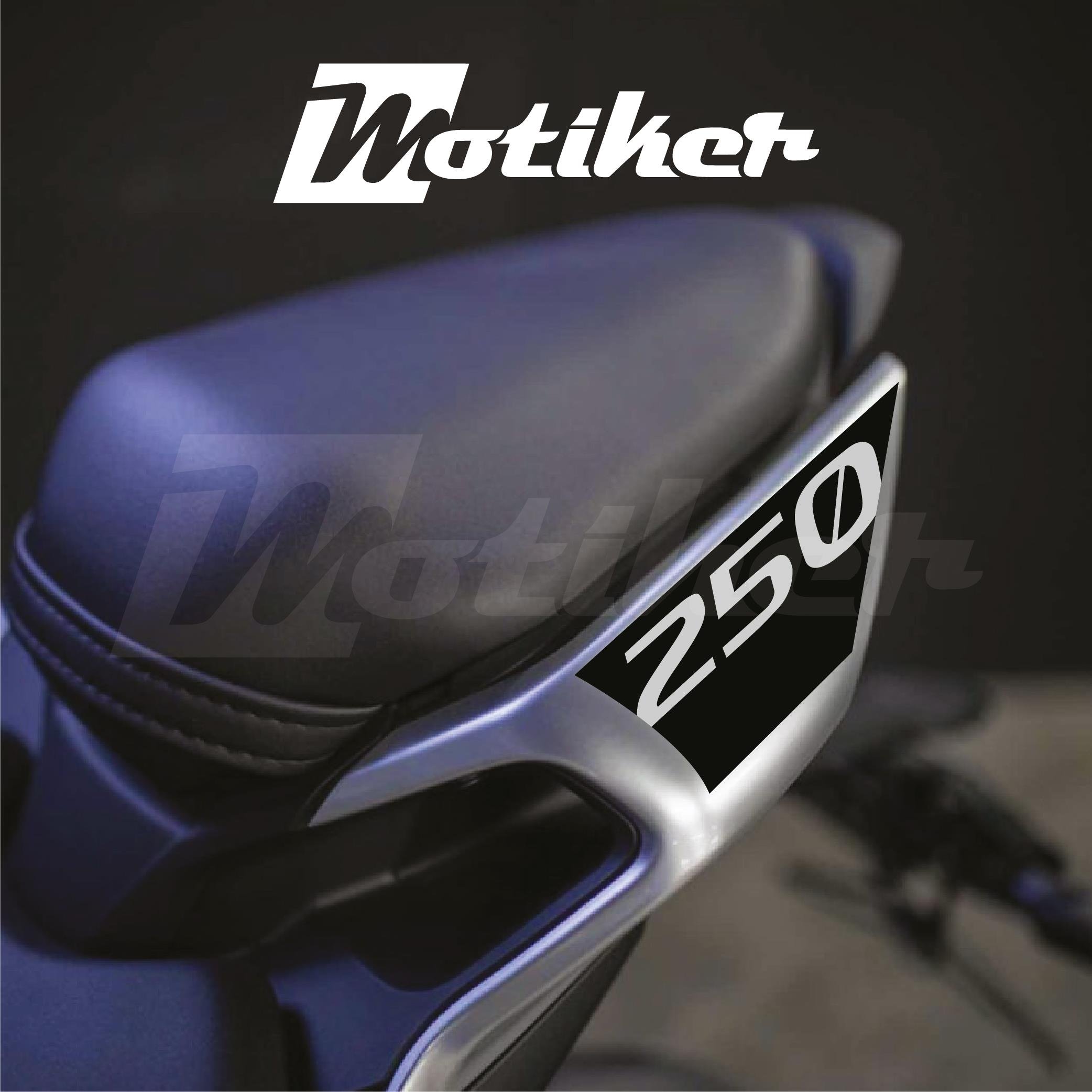 250SRCFMOTO 250SR ARKA KUYRUK STICKER MODEL 1 SİYAH RENK