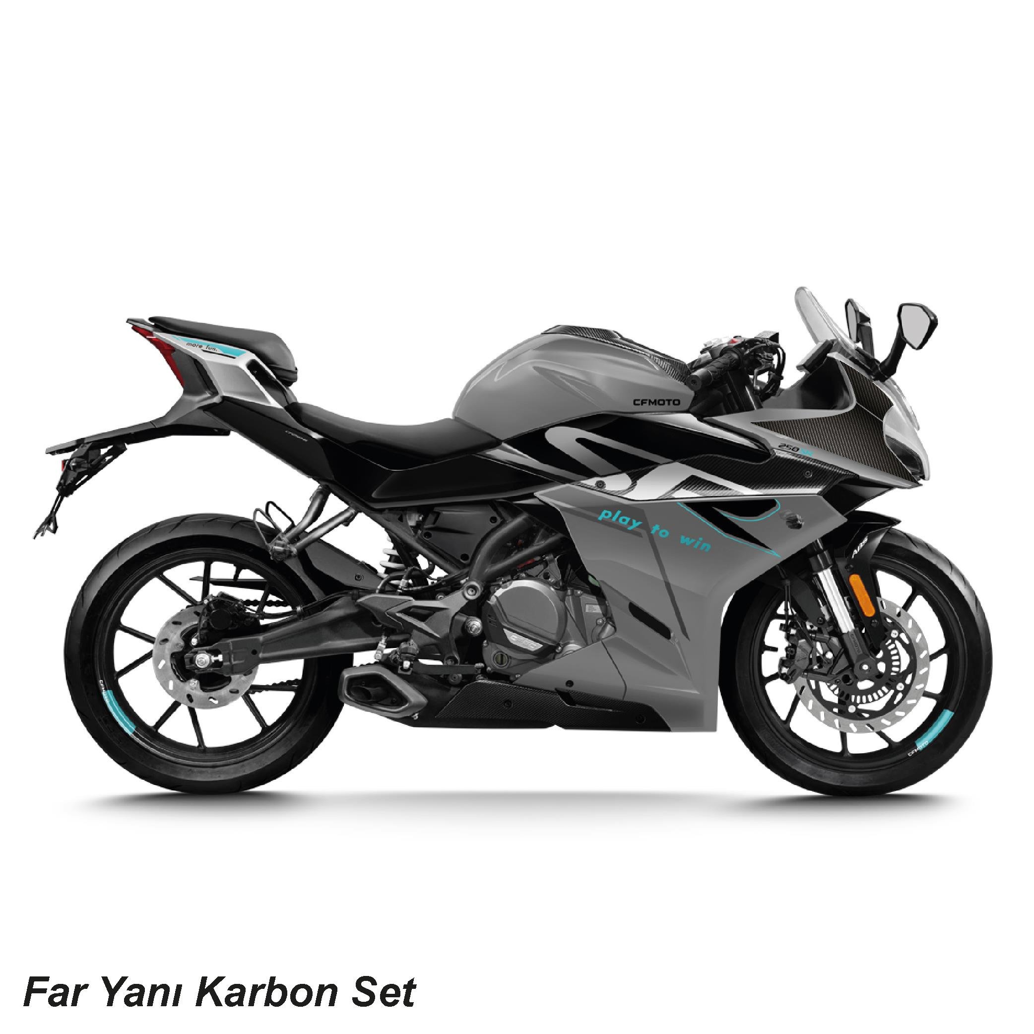 250SRCFMOTO 250SR FAR YANI KARBON STICKER SET 