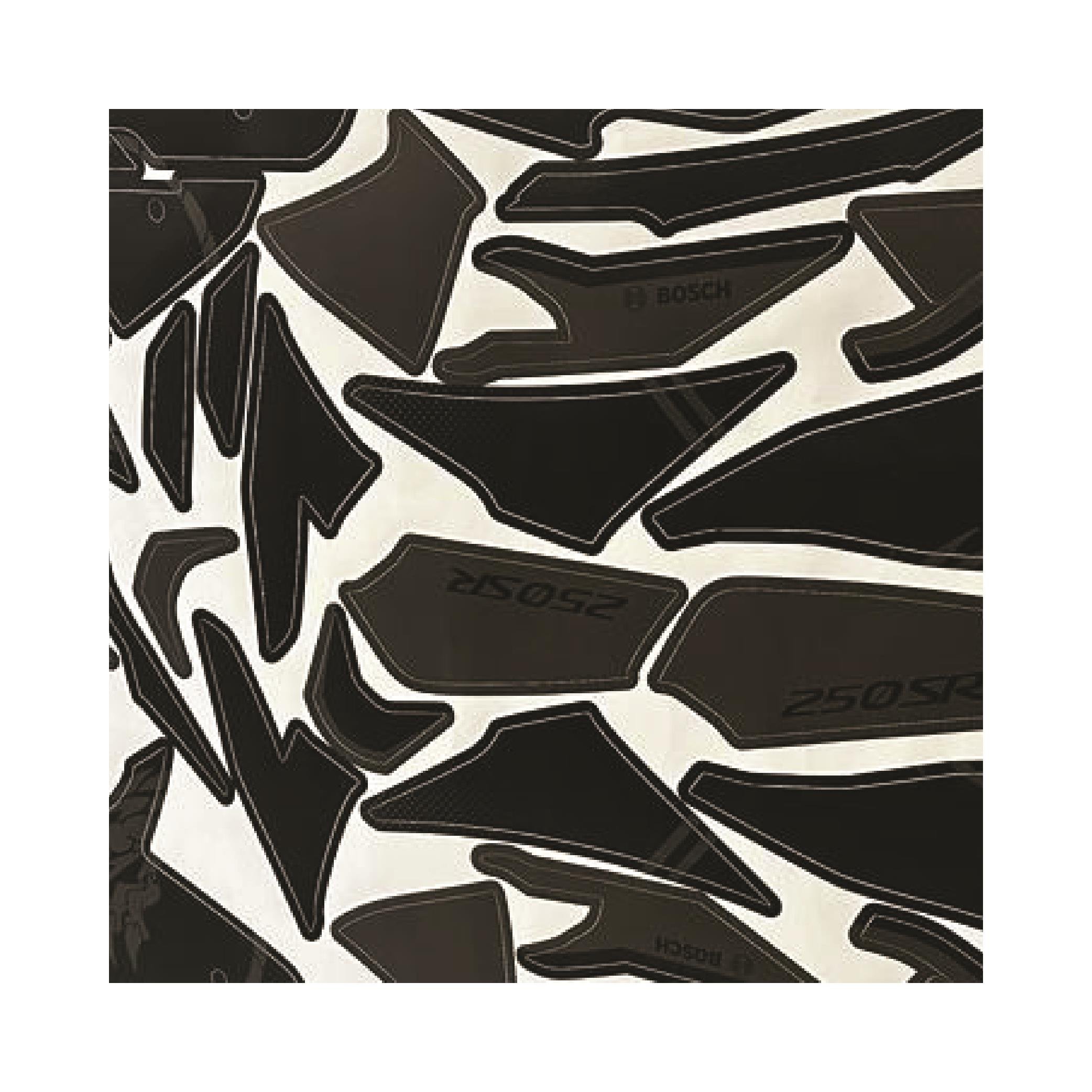 CFMOTO 250SR GRI DRAGON MODEL PARÇALI MOTOSIKLET KAPLAMA STICKER ETIKET MODELI 