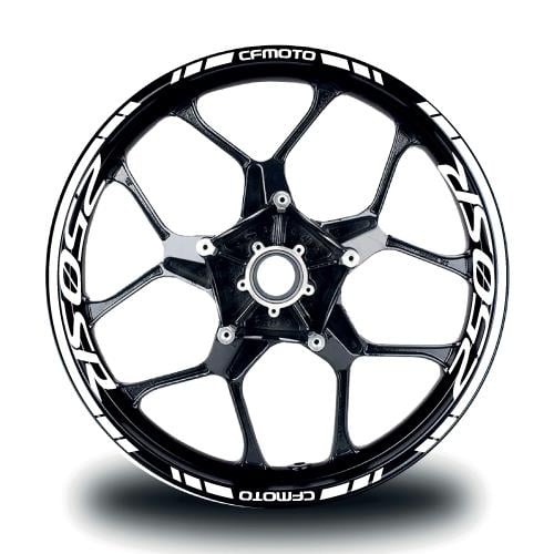 CFMOTO 250SR Jant Sticker İç & Dış Takım Etiket Modeli Beyaz