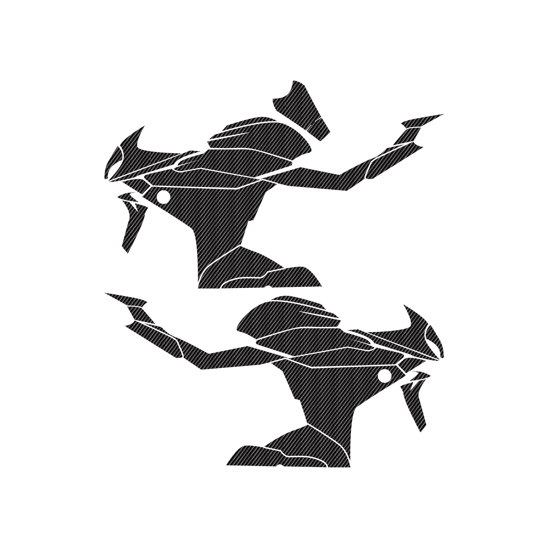 250SRCFMOTO 250SR KARBON STICKER SET PARÇALI FULL KAPLAMA ETİKET MODELİ