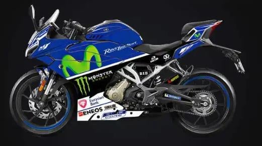 CFMOTO 250SR Movistar Motosiklet Kaplama Sticker Etiket Modeli