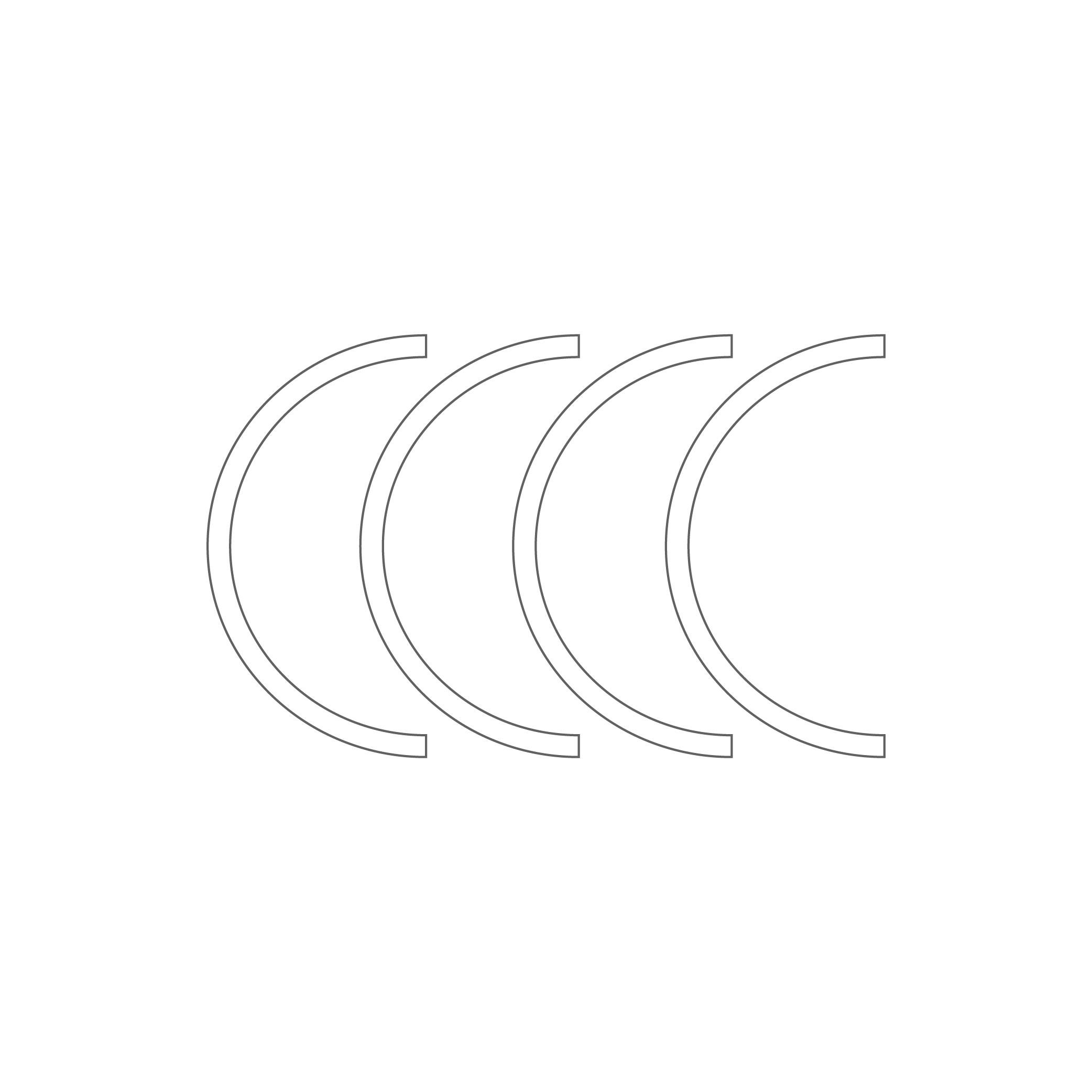 250SRCFMOTO 250SR Yarım Jant Kaplama Sticker Etiket Modeli Beyaz