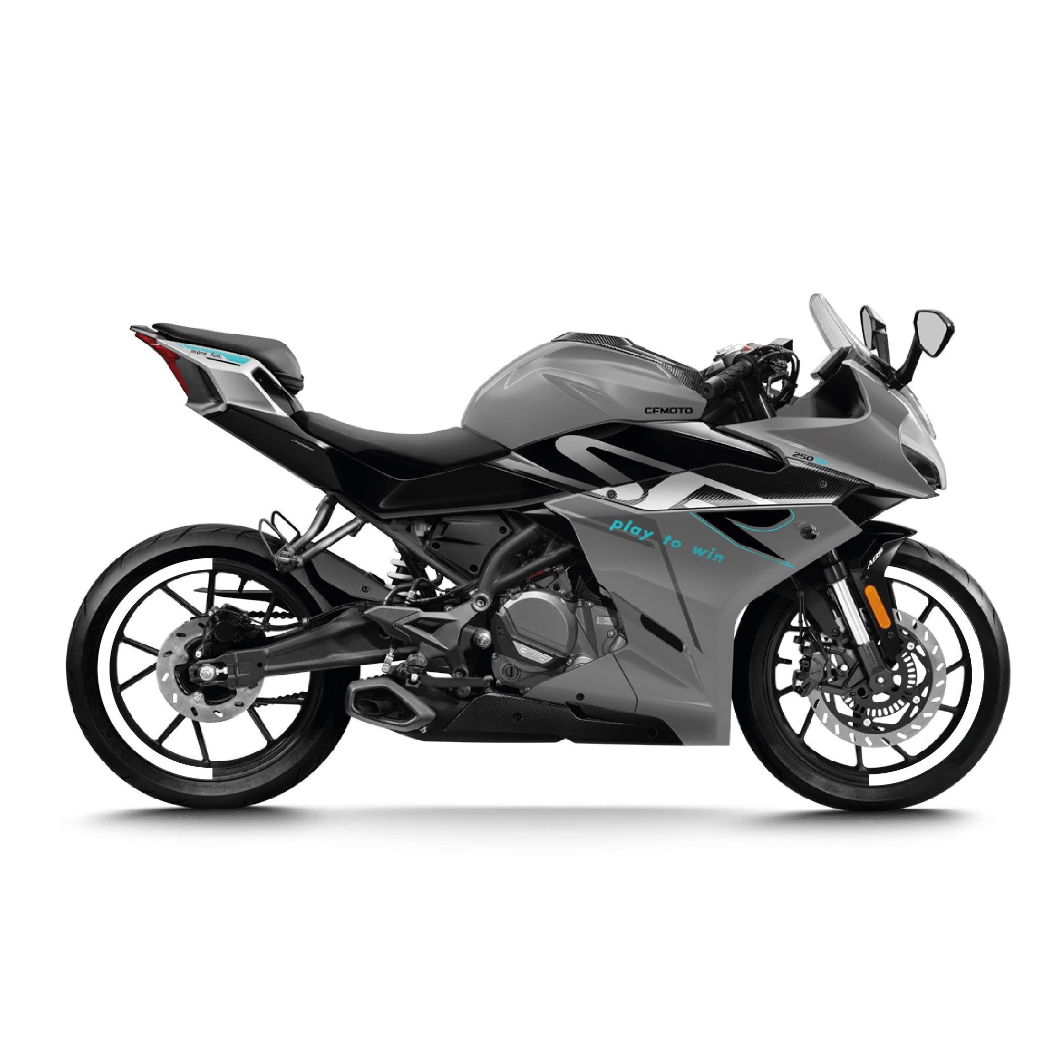 250SRCFMOTO 250SR Yarım Jant Kaplama Sticker Etiket Modeli Beyaz