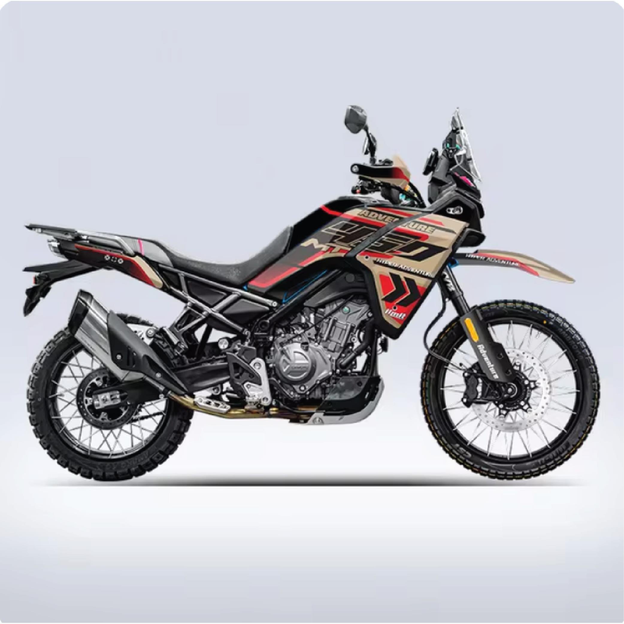 450 MTCFMOTO 450 MT  Hyper Adventure Parçalı Sticker Etiket Modeli 