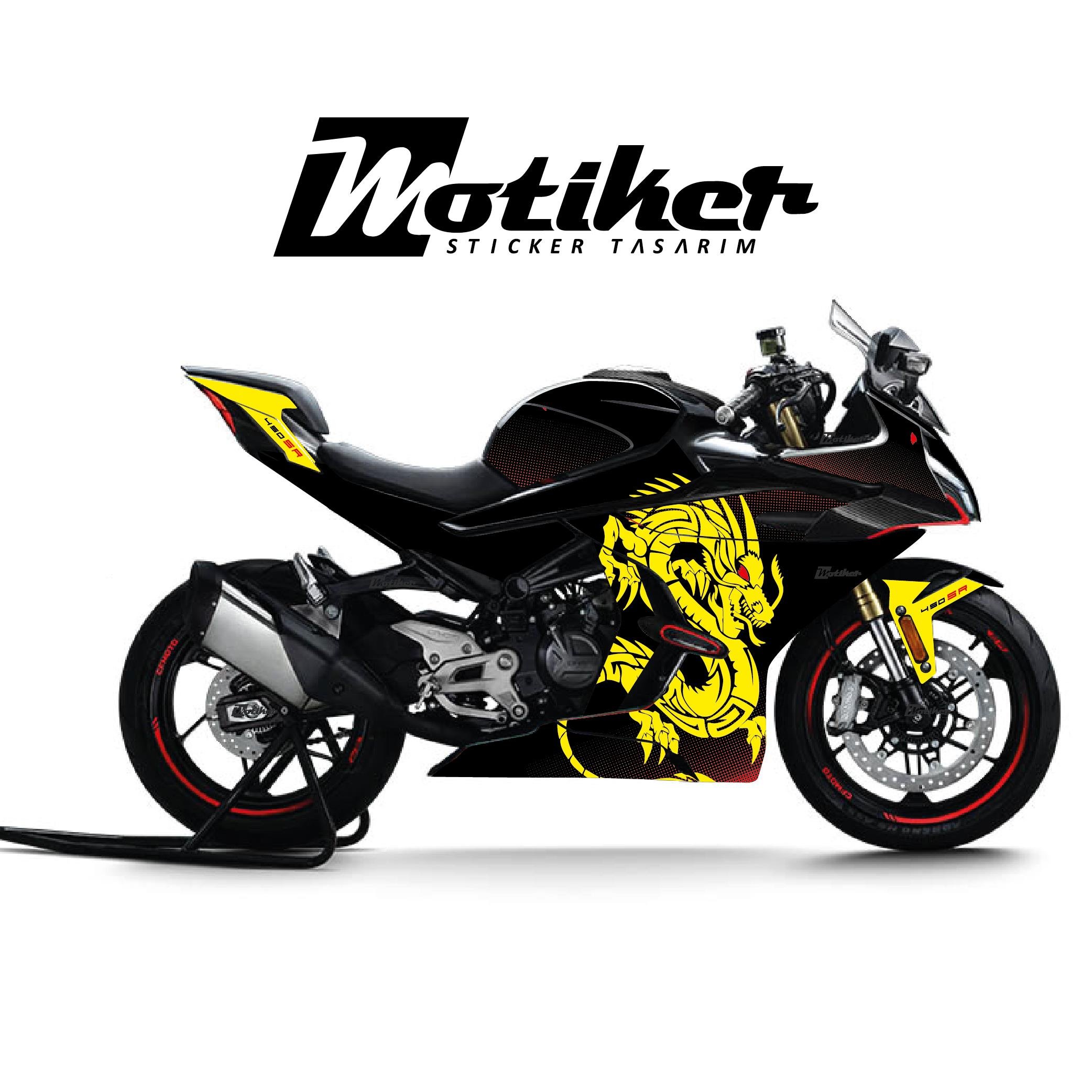 450SRCFMOTO 450SR Dragon Sarı Motosiklet Kaplaması