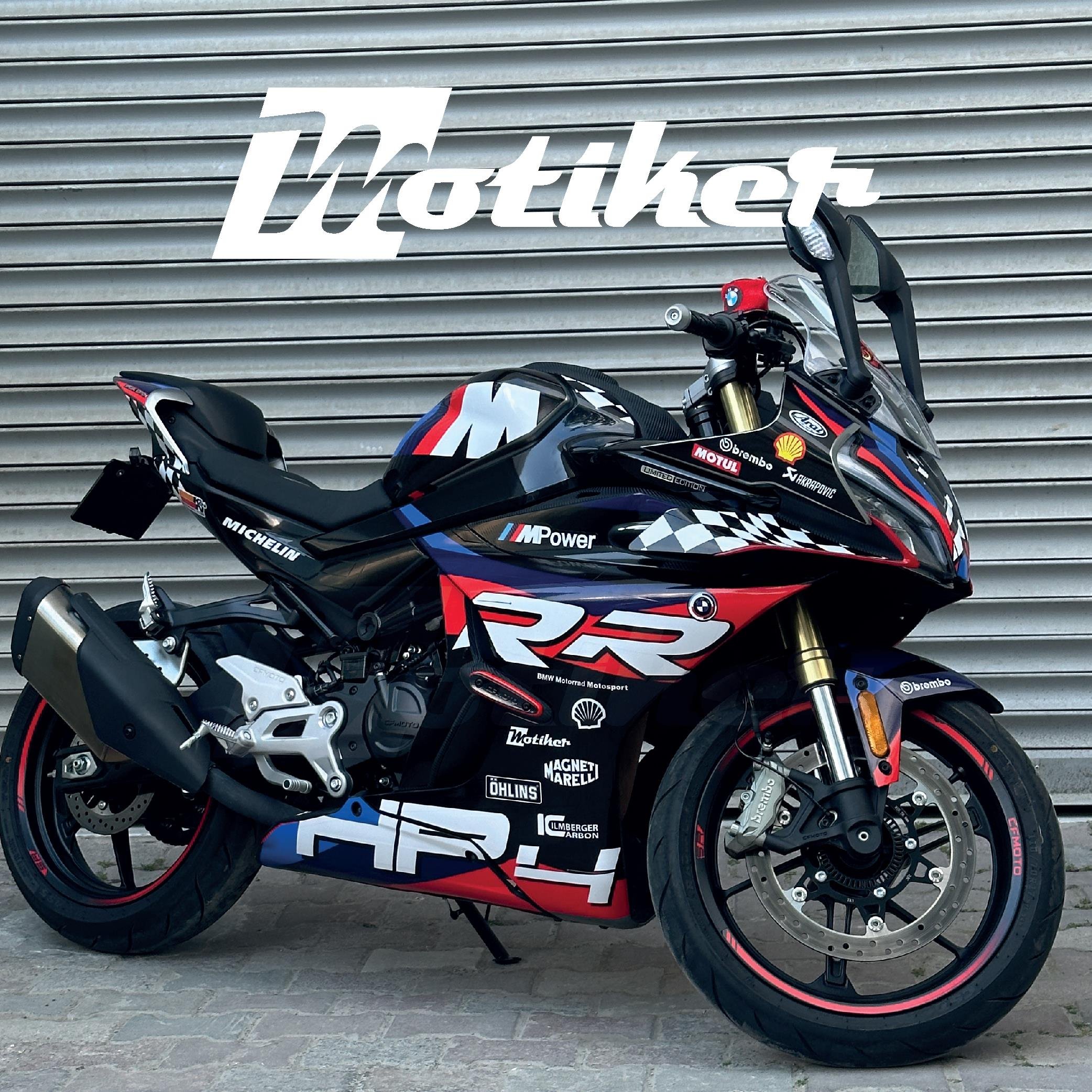 450SRCFMOTO 450SR HP4 Mavi Motosiklet Kaplaması