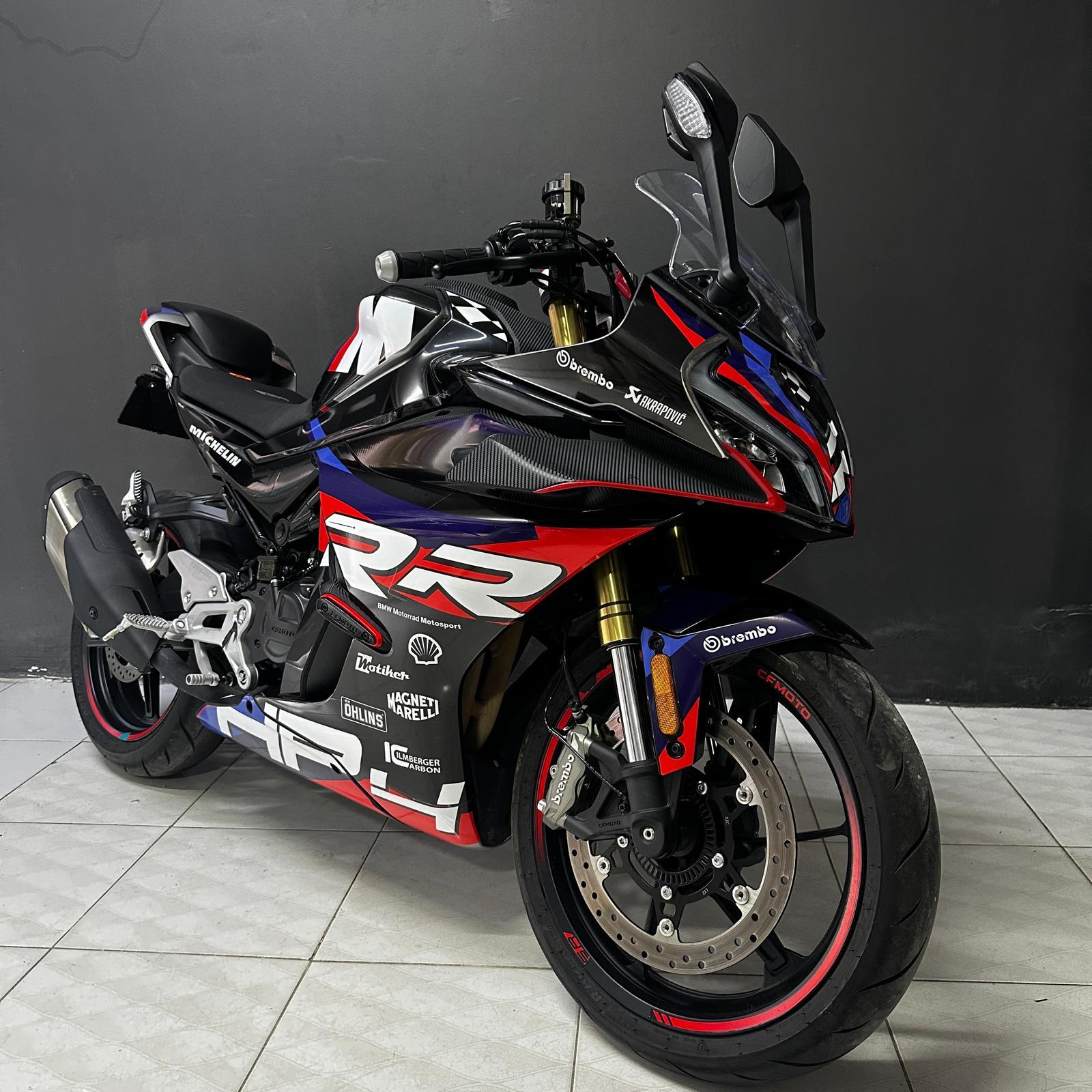 450SRCFMOTO 450SR HP4 Mavi Motosiklet Kaplaması