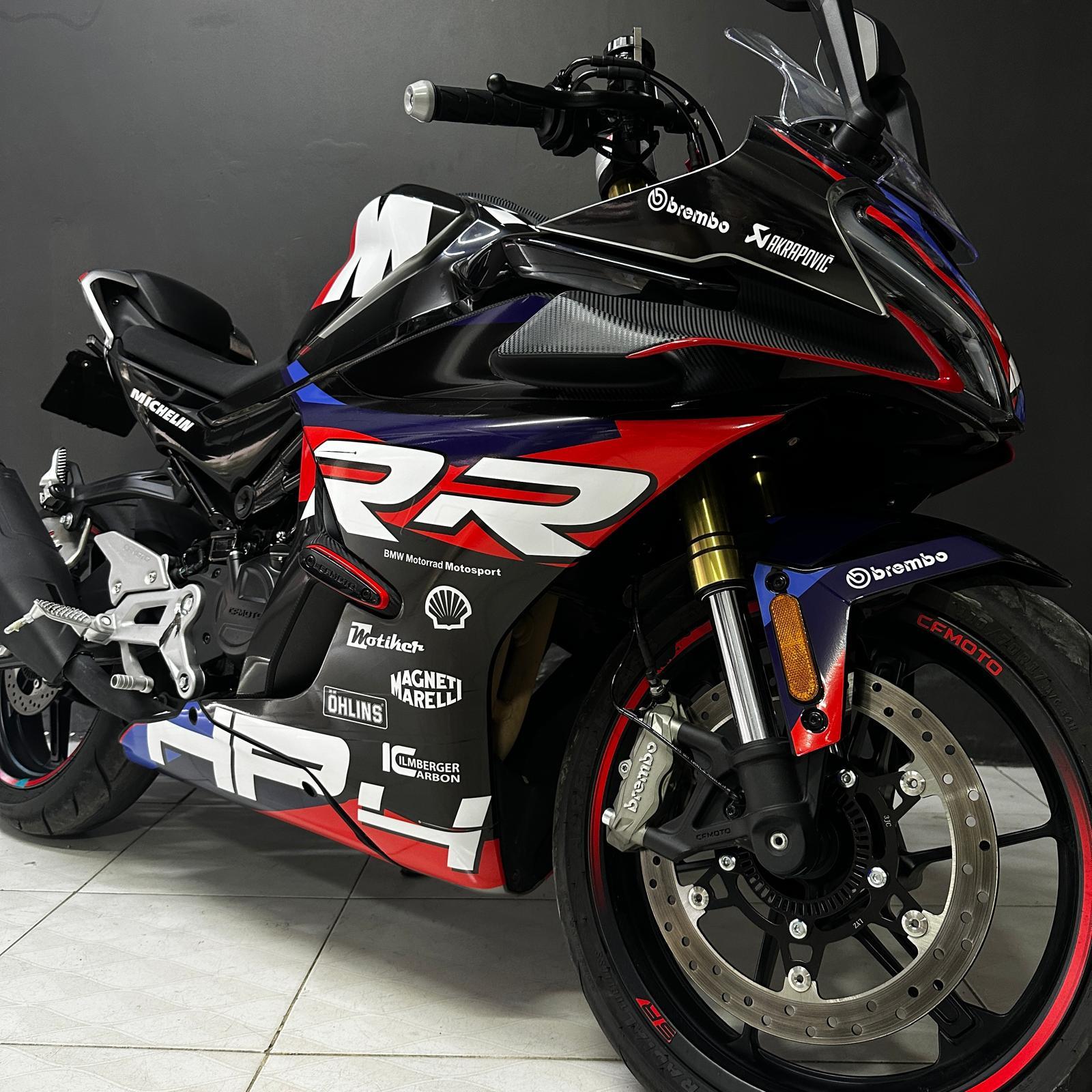 450SRCFMOTO 450SR HP4 Mavi Motosiklet Kaplaması