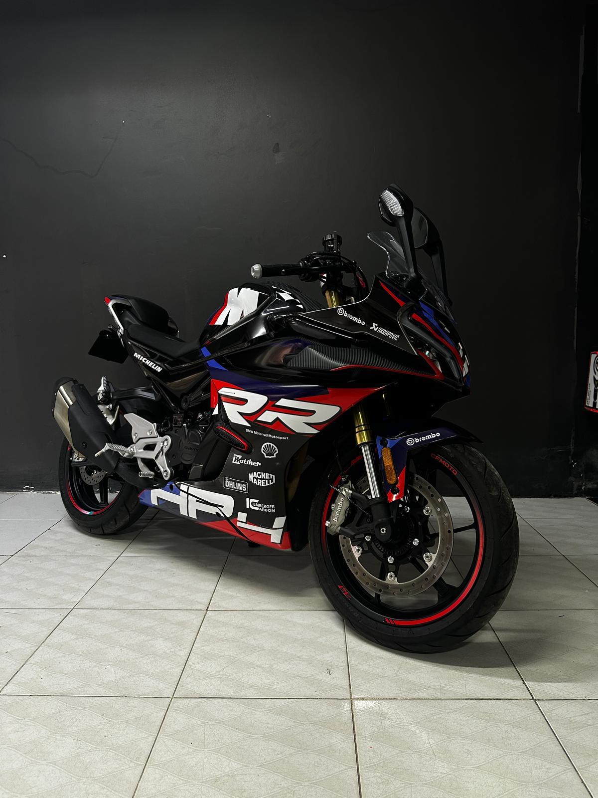 450SRCFMOTO 450SR HP4 Mavi Motosiklet Kaplaması