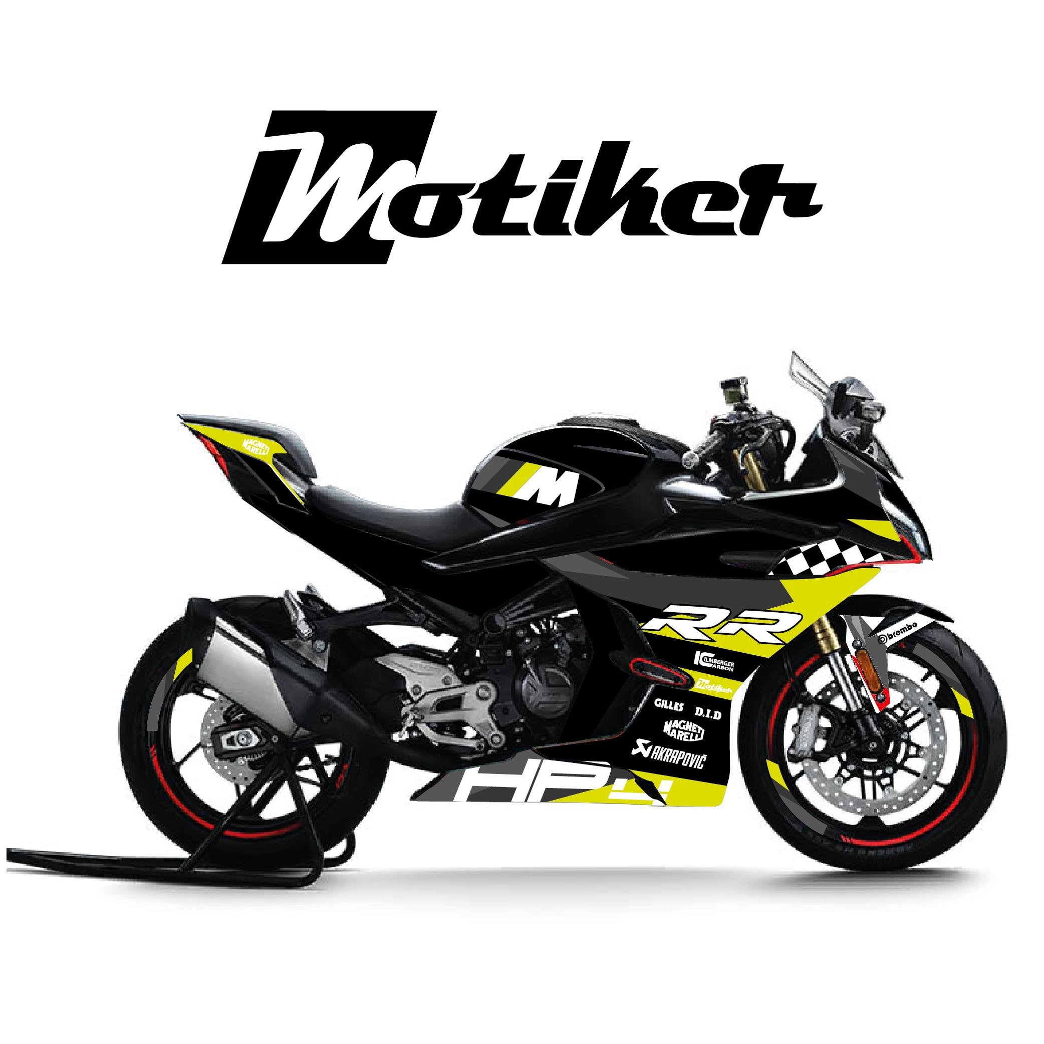 450SRCFMOTO 450SR HP4 Sarı Motosiklet Kaplaması