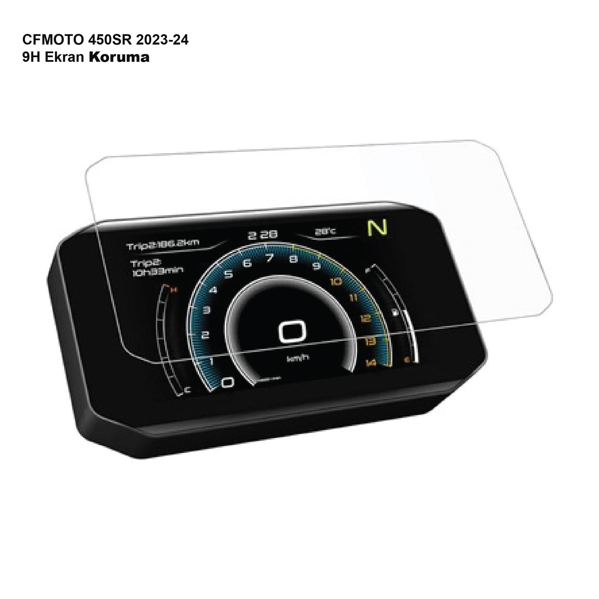 Ekran KorumasıCFMOTO 450SR Motosiklet Ekran 9H Nano Koruyucu