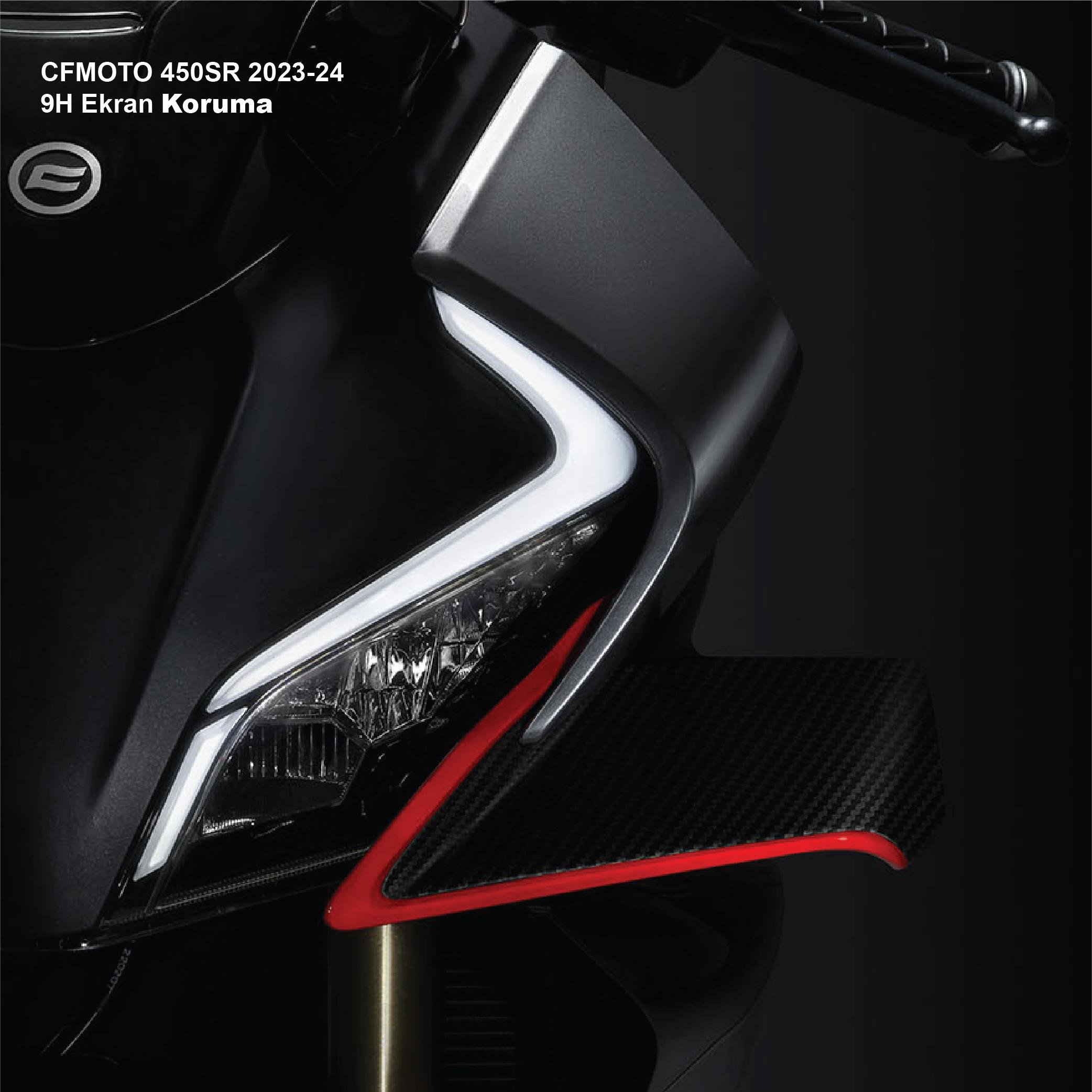 Ekran KorumasıCFMOTO 450SR Motosiklet Ekran 9H Nano Koruyucu