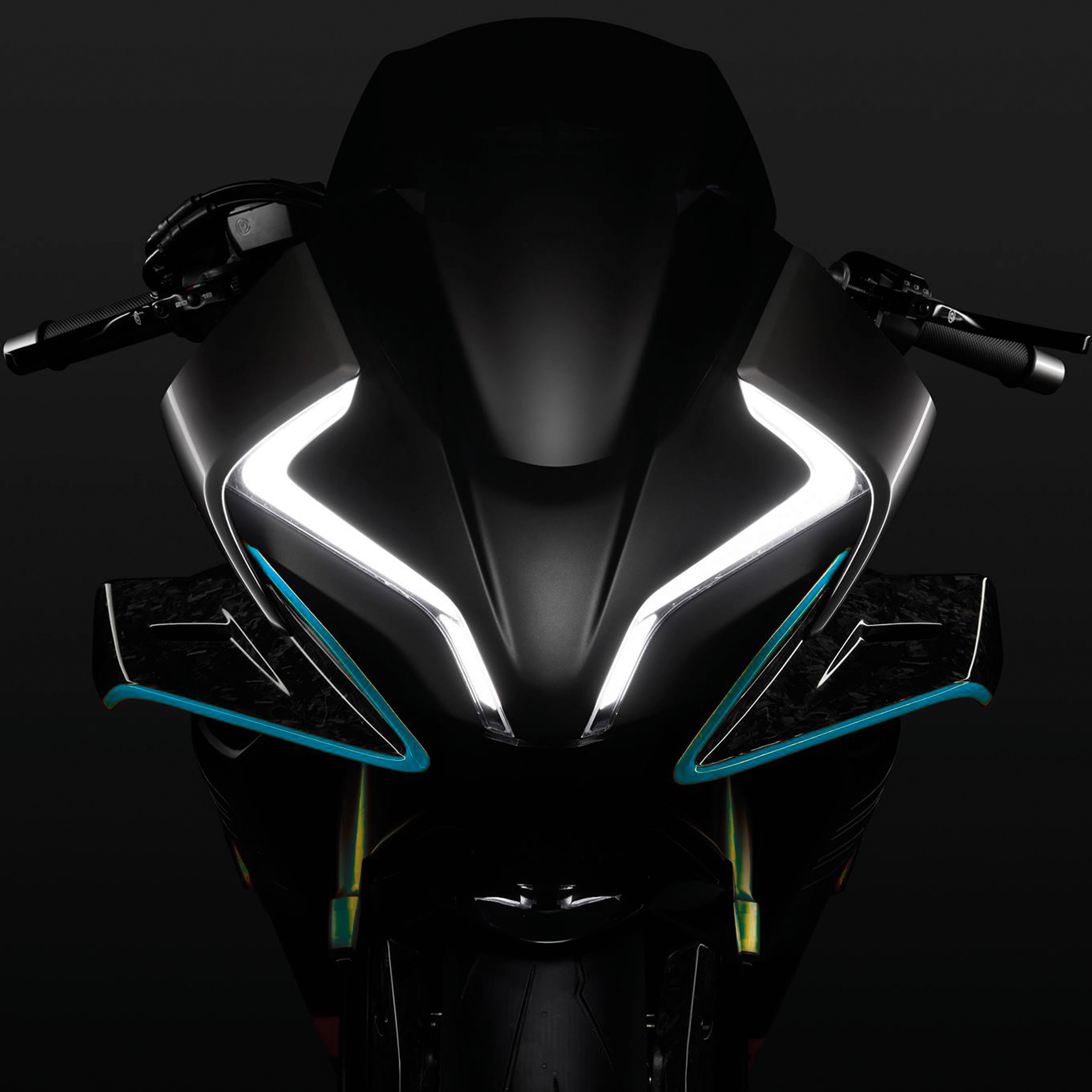 450SRCFMOTO 450SR ÖN KAFA TURKUAZ DUMAN STICKER ETİKET MODELİ KAPLAMA