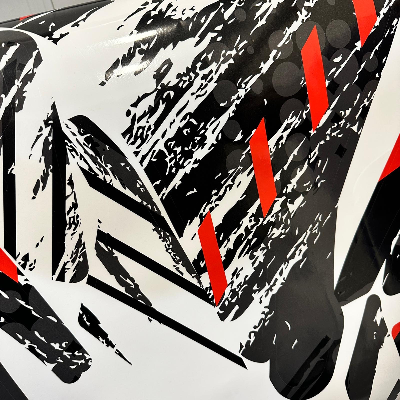 450SRCFMOTO 450SR Racing Sport Beyaz Motosiklet Kaplaması