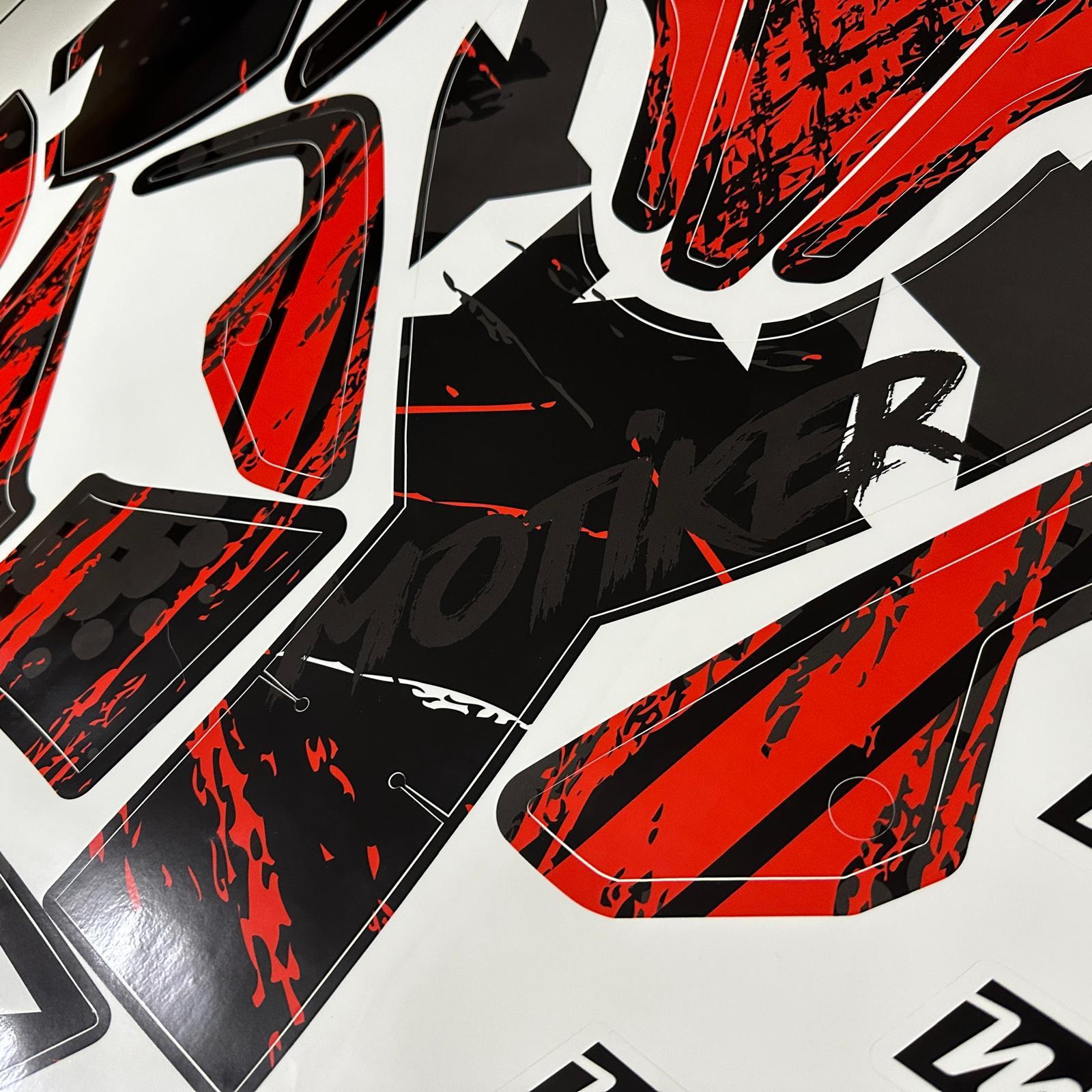 450SRCFMOTO 450SR Racing Sport Kırmızı Motosiklet Kaplaması