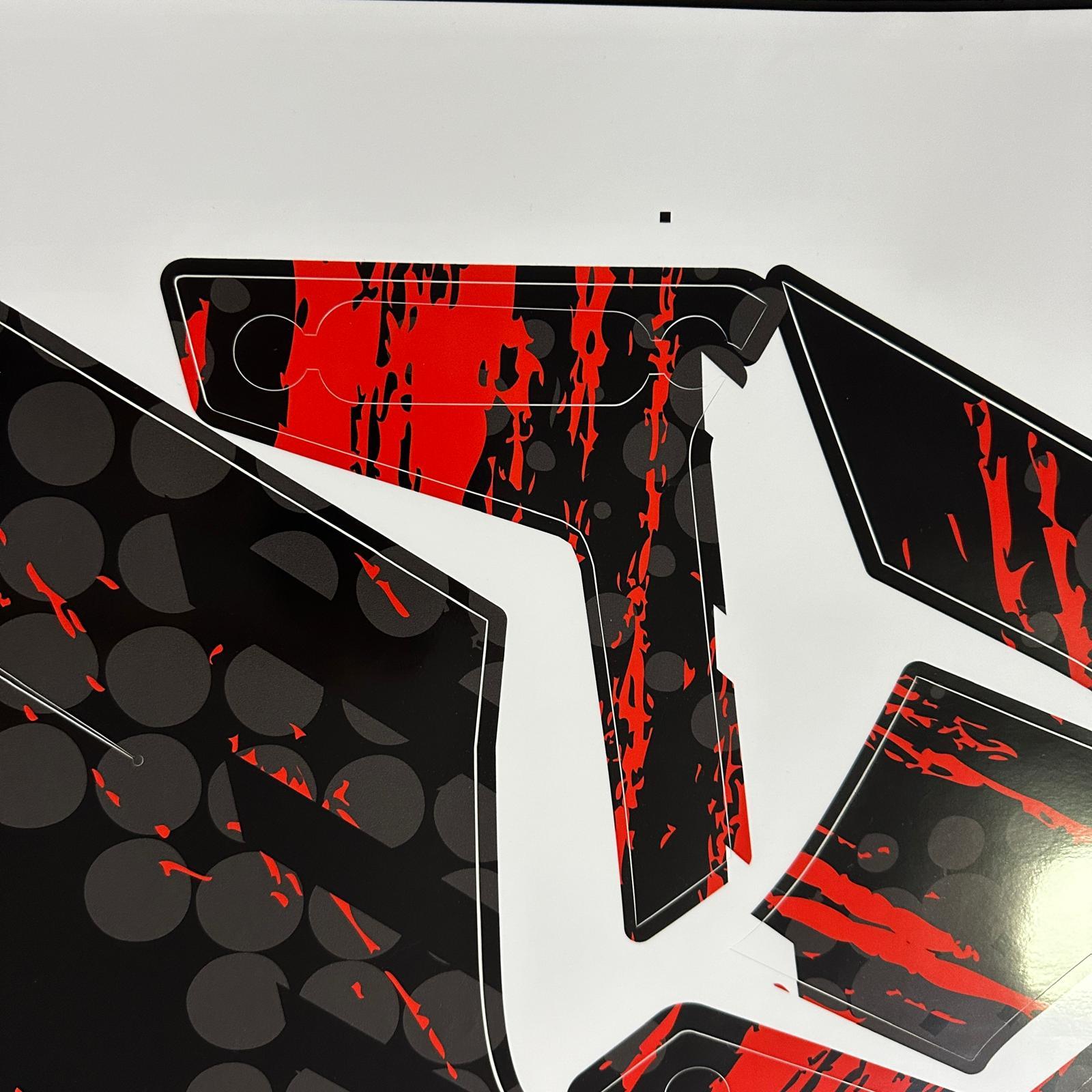 450SRCFMOTO 450SR Racing Sport Kırmızı Motosiklet Kaplaması