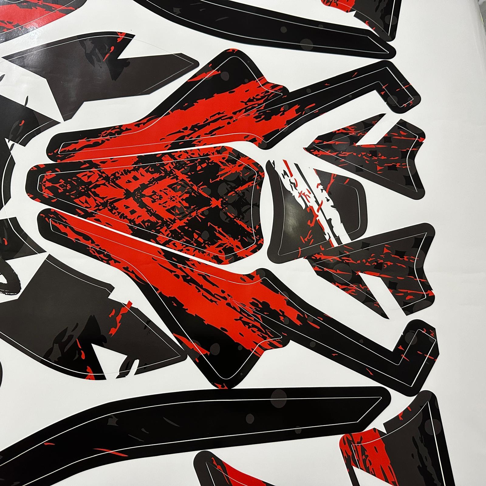 450SRCFMOTO 450SR Racing Sport Kırmızı Motosiklet Kaplaması