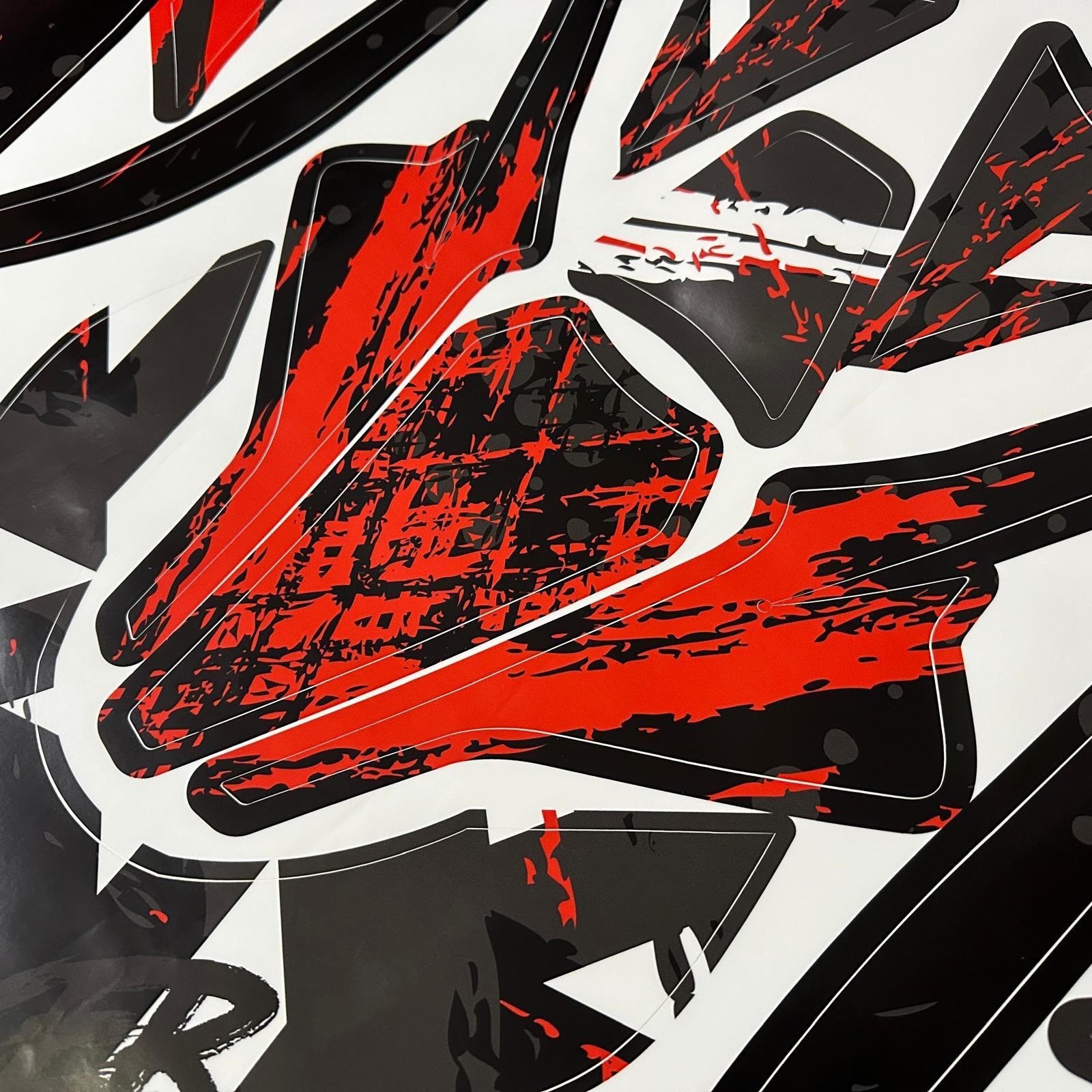 450SRCFMOTO 450SR Racing Sport Kırmızı Motosiklet Kaplaması