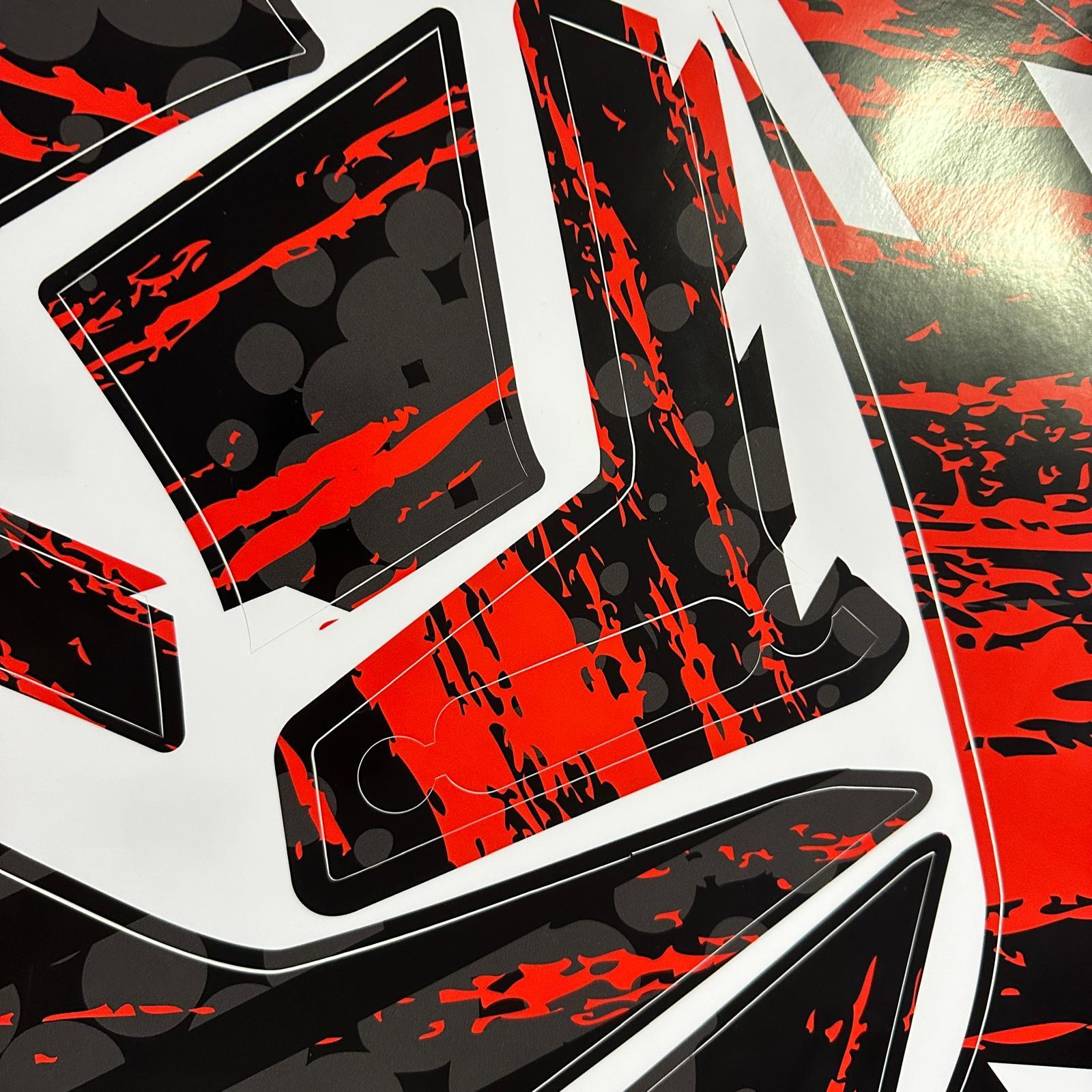 450SRCFMOTO 450SR Racing Sport Kırmızı Motosiklet Kaplaması