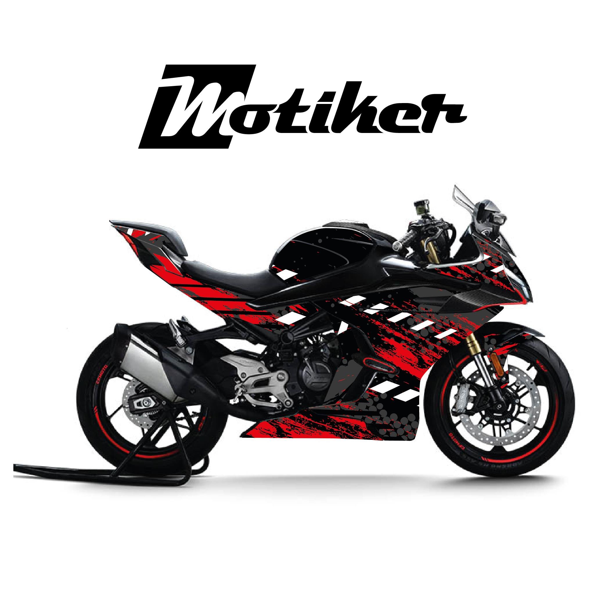 450SRCFMOTO 450SR Racing Sport Kırmızı Motosiklet Kaplaması