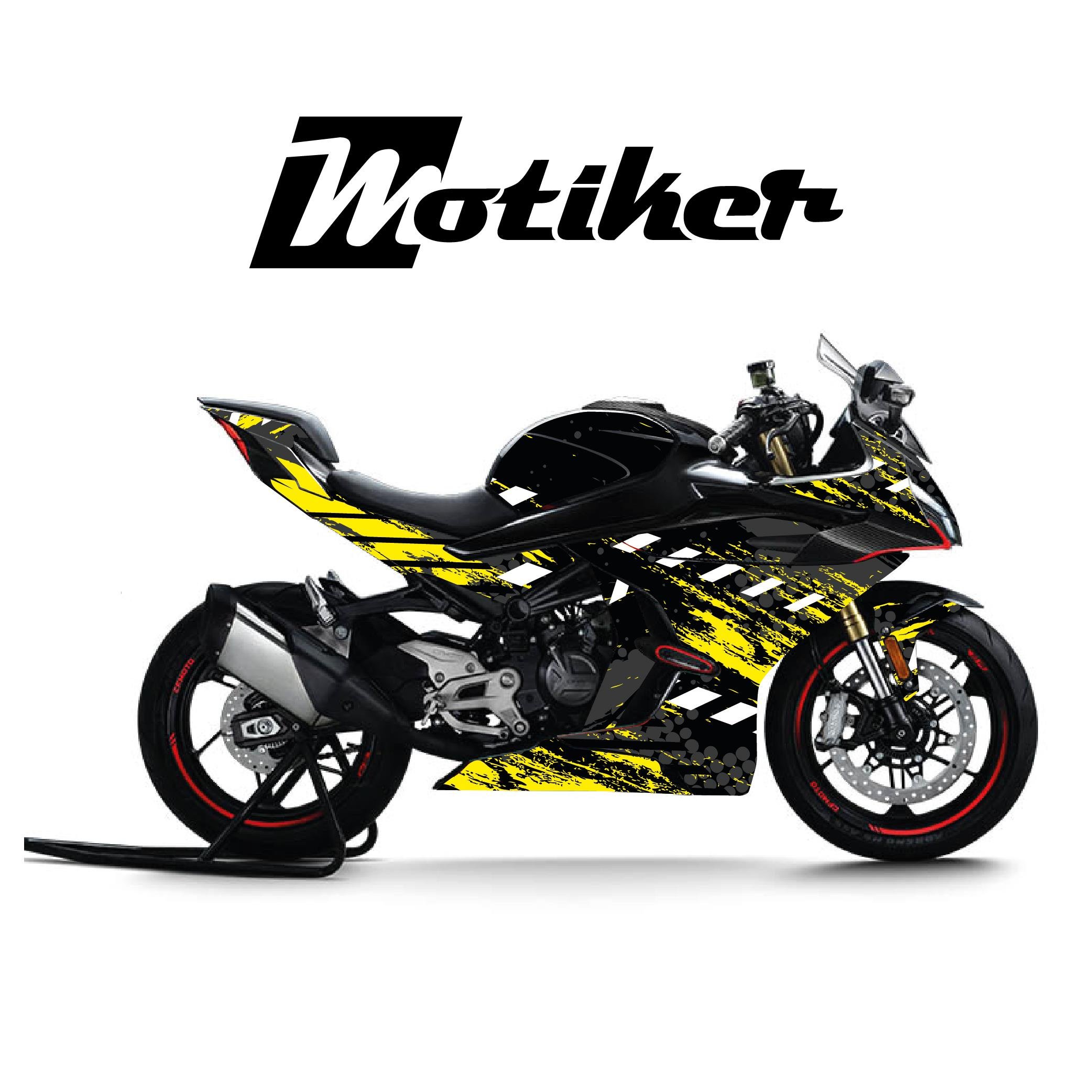 450SRCFMOTO 450SR Racing Sport Sarı Motosiklet Kaplaması