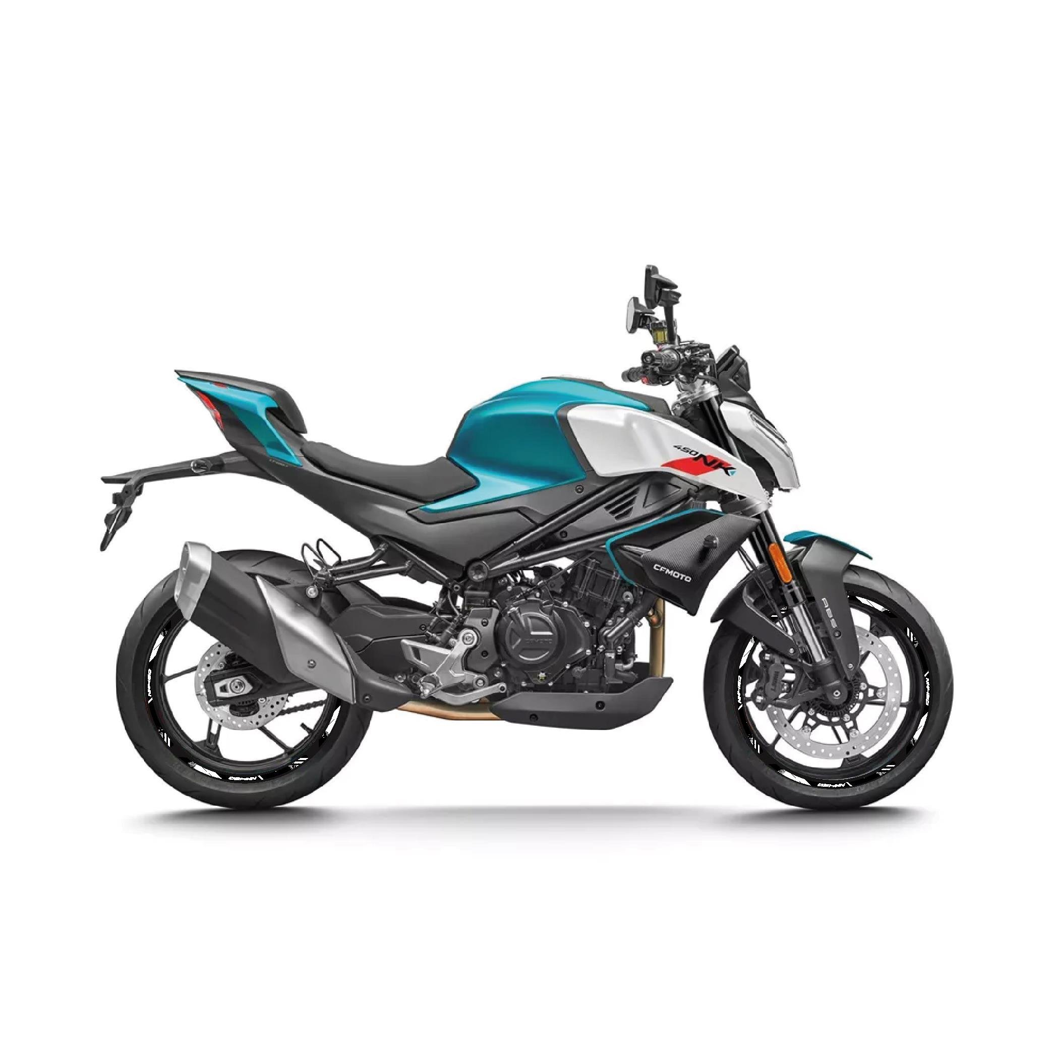 450 NKCFMOTO NK450 Sticker Jant Dışı Şerit Baskılı Beyaz Model
