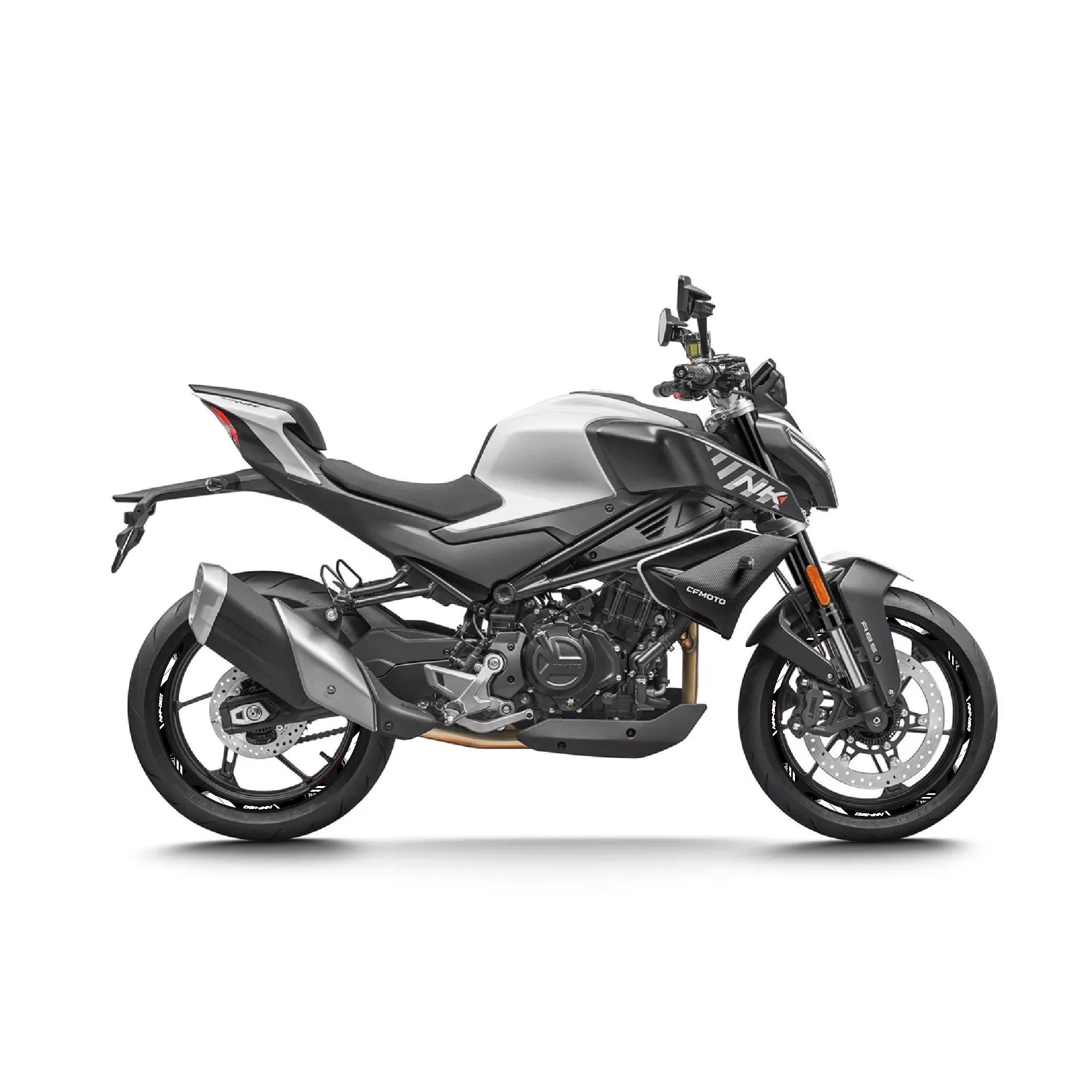 450 NKCFMOTO NK450 Sticker Jant Dışı Şerit Baskılı Beyaz Model