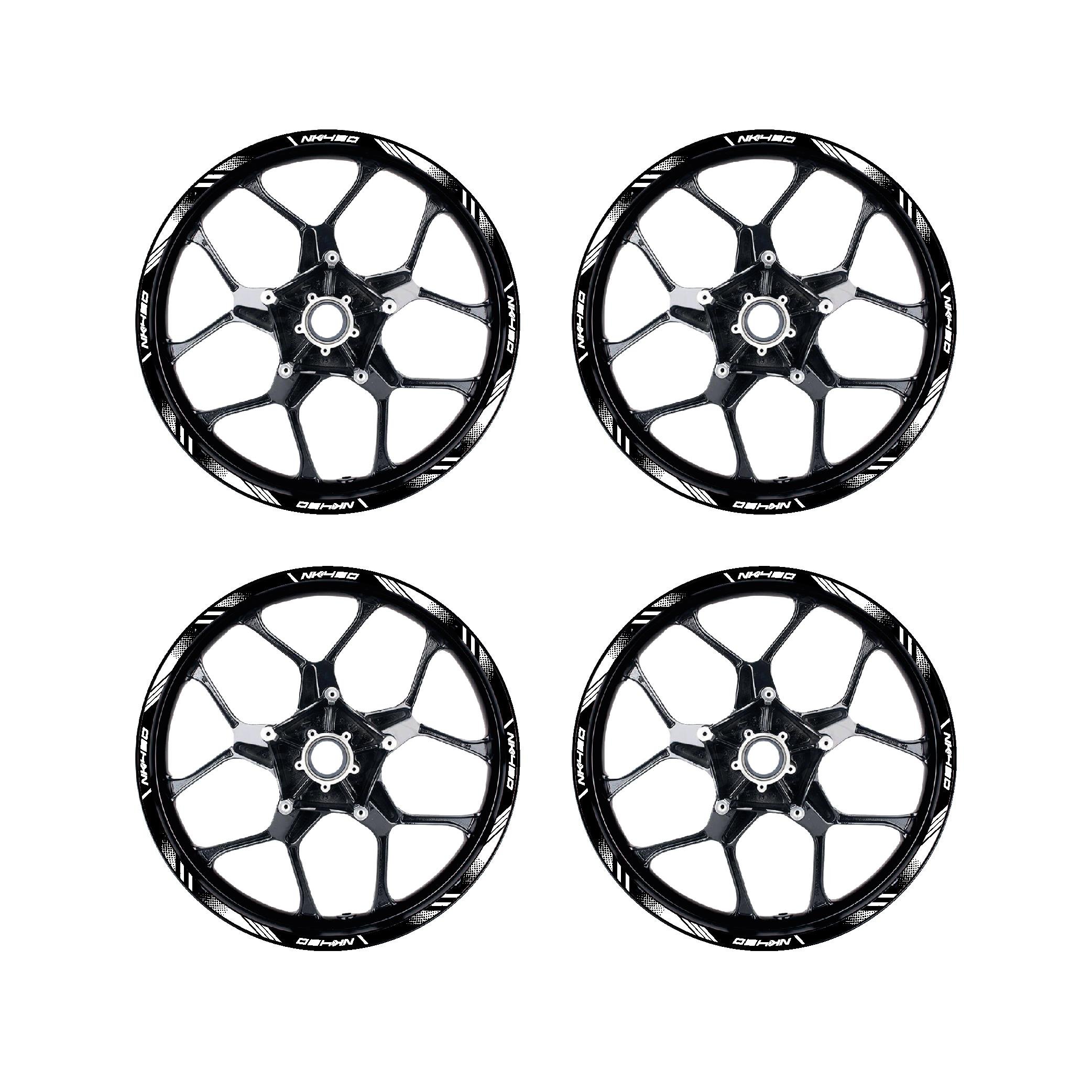 450 NKCFMOTO NK450 Sticker Jant Dışı Şerit Baskılı Beyaz Model