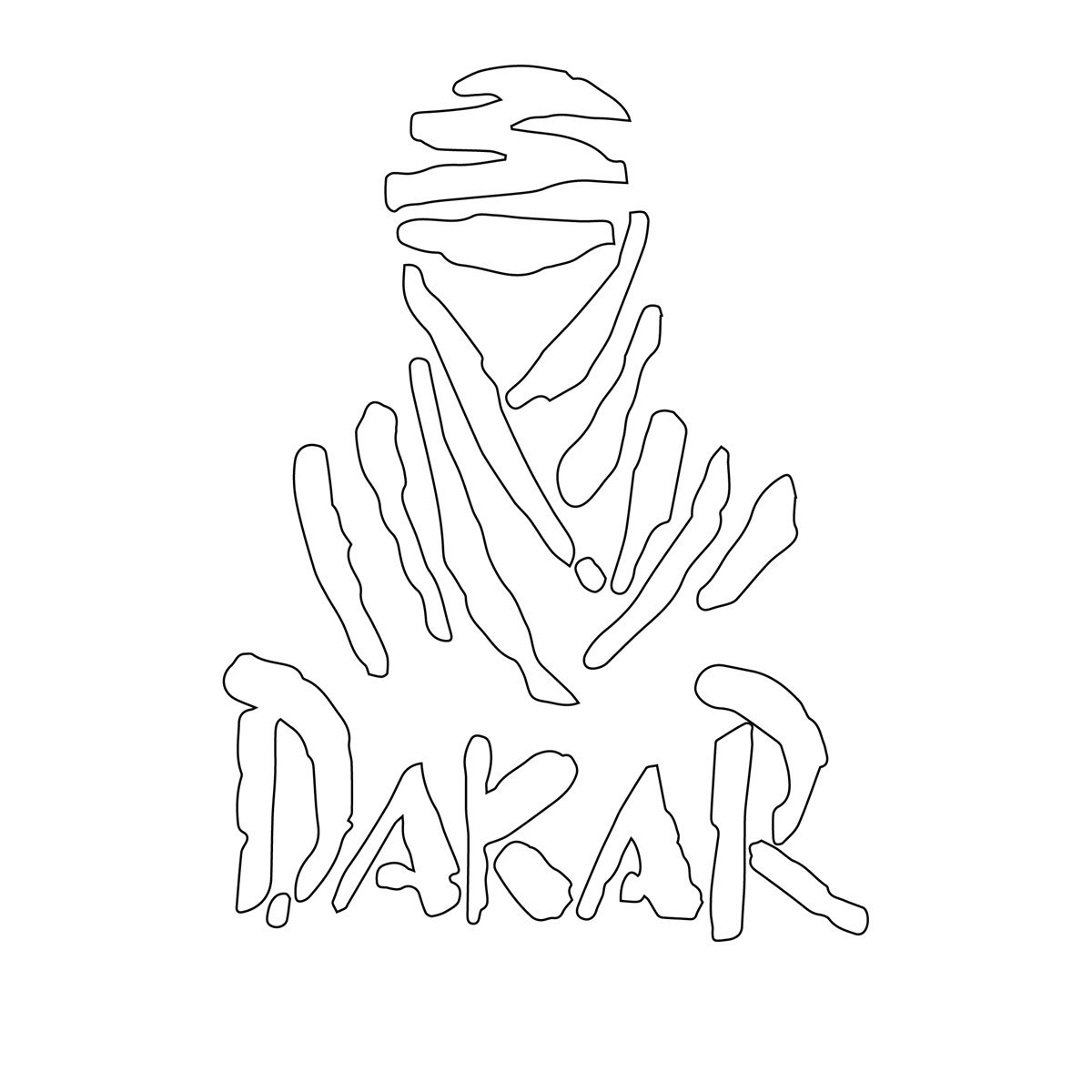 Dakar Mini Sticker Etiket Modeli