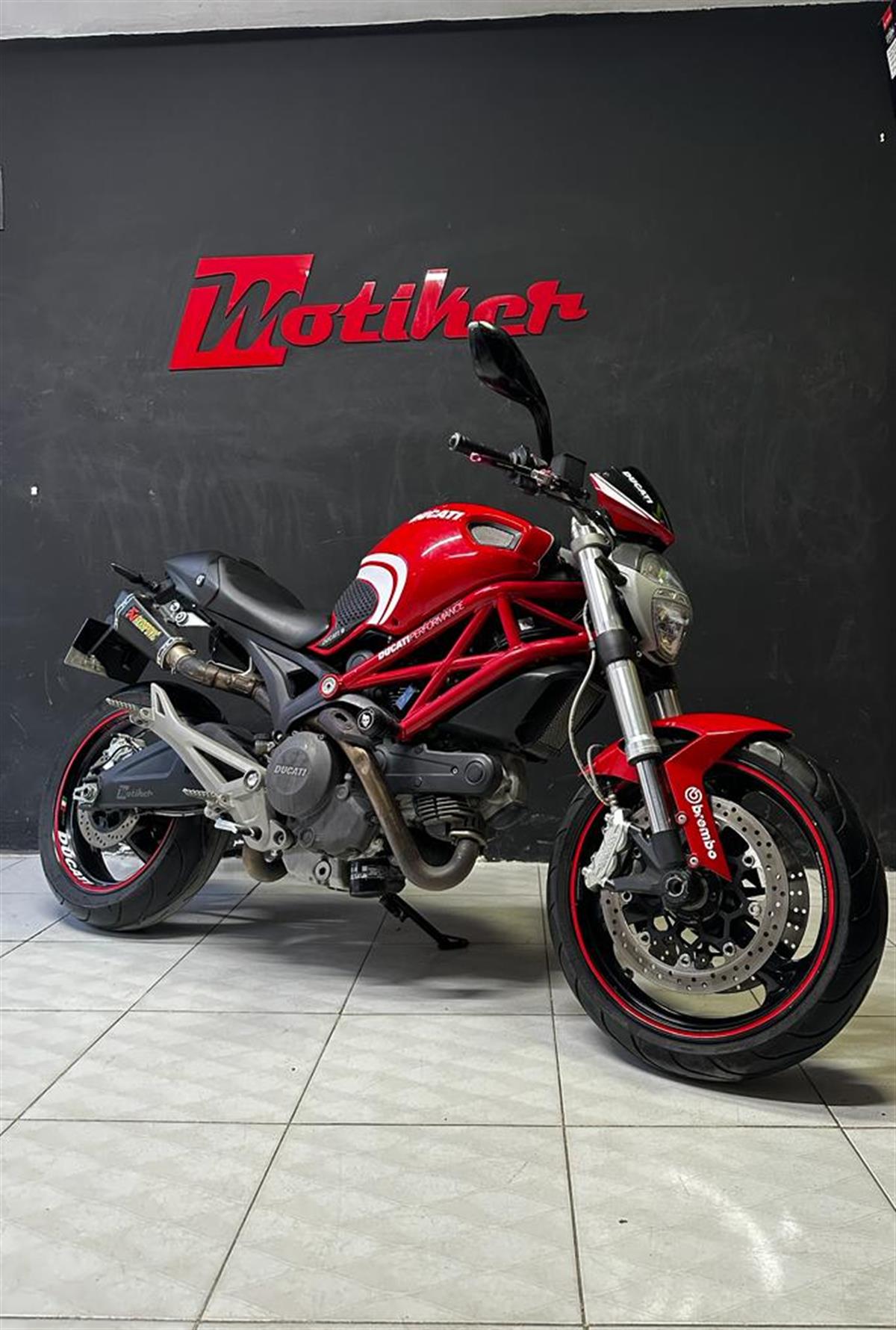 Ducati 696 Monster Motosiklet Sticker Etiket Takım Modeli