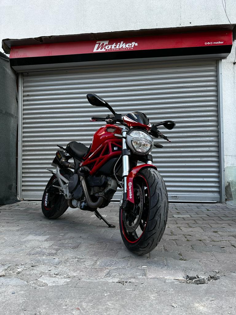 Ducati 696 Monster Motosiklet Sticker Etiket Takım Modeli