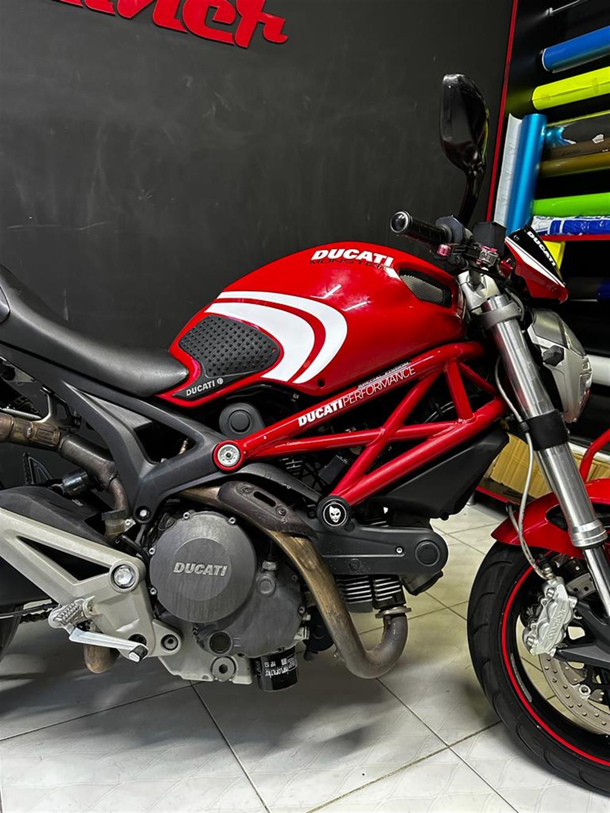 Ducati 696 Monster Motosiklet Sticker Etiket Takım Modeli