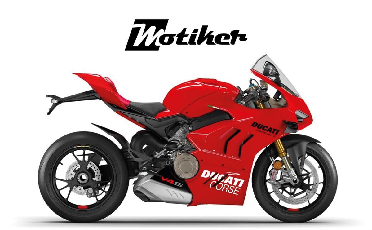 Ducati Corse  Yazı Sticker Etiket Modeli