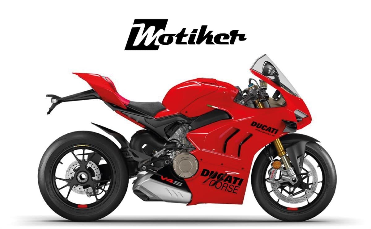 Ducati Corse  Yazı Sticker Etiket Modeli
